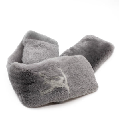 Rex Rabbit Grey Scarf Muffler