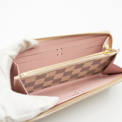 Clemence Wallet Damier Azur