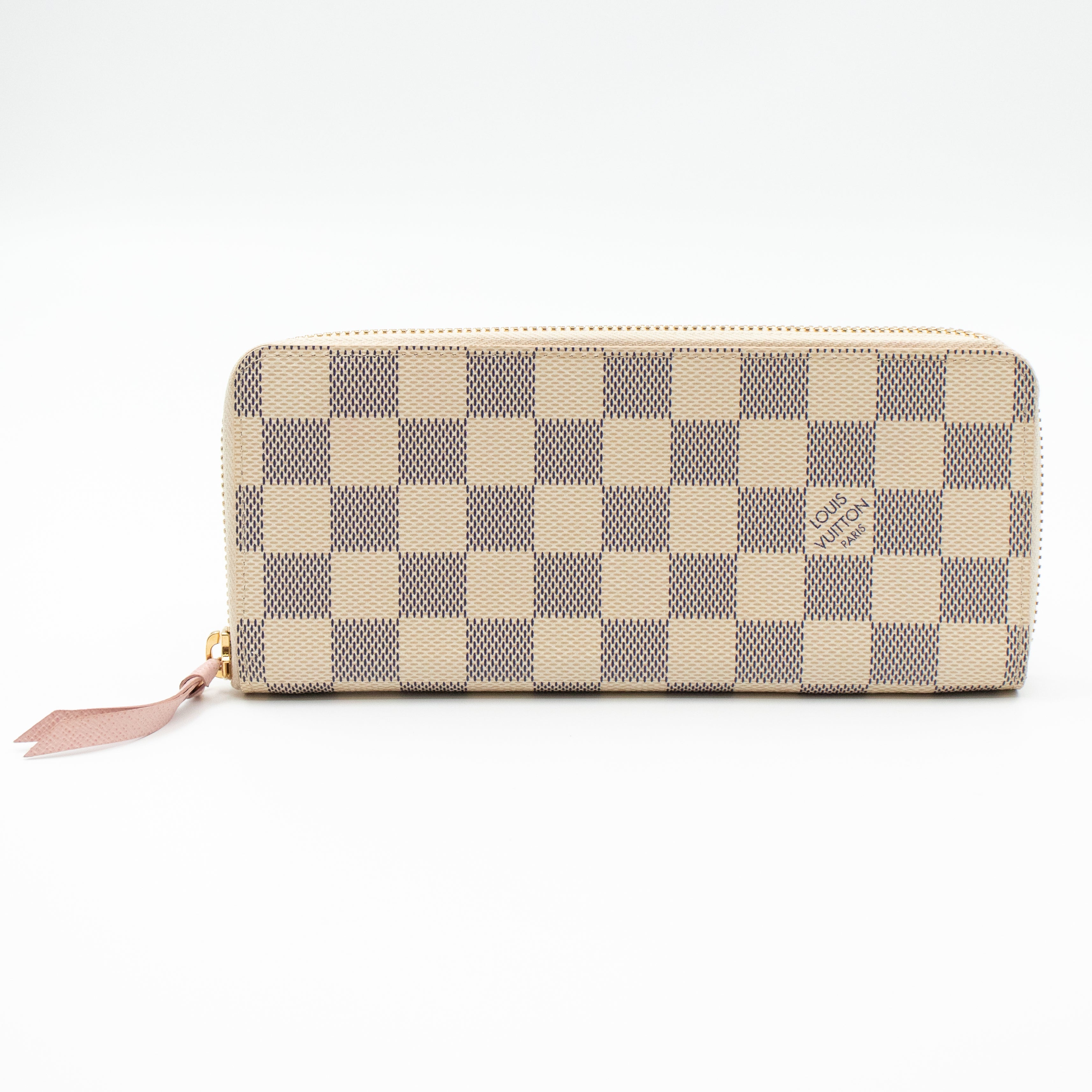 Clemence Wallet Damier Azur