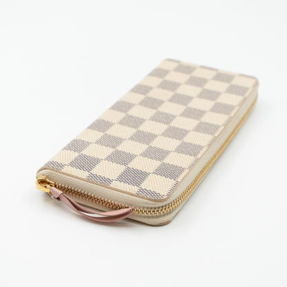 Clemence Wallet Damier Azur