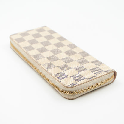 Clemence Wallet Damier Azur