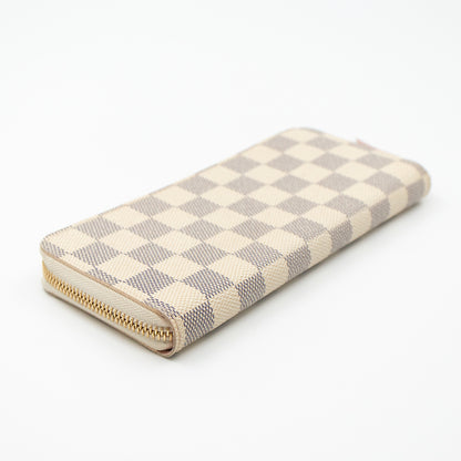 Clemence Wallet Damier Azur