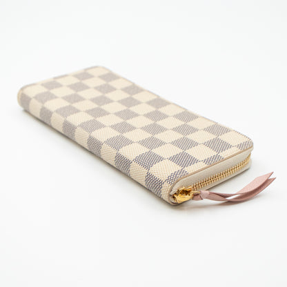 Clemence Wallet Damier Azur