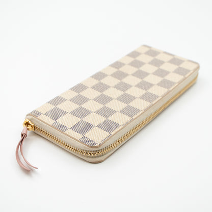 Clemence Wallet Damier Azur