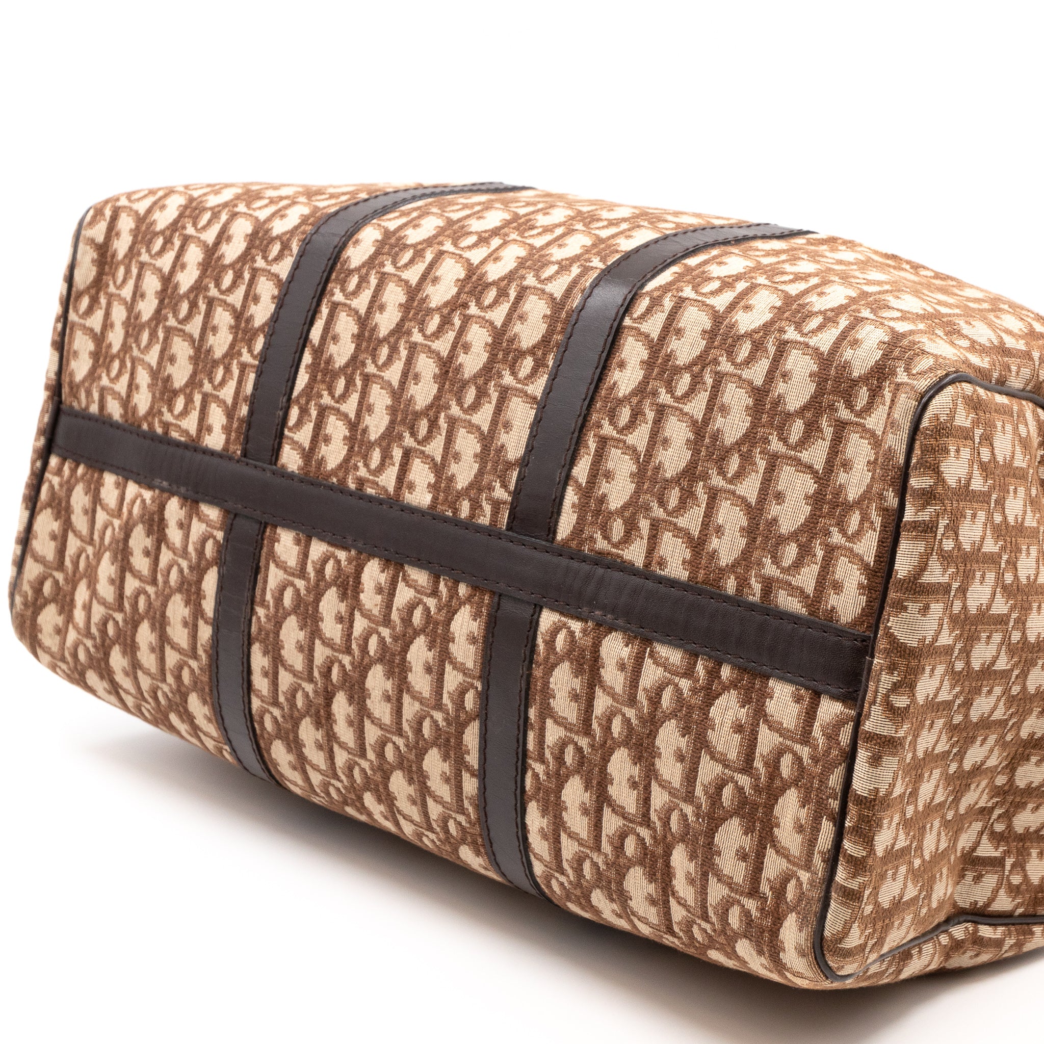 Trotter Duffle Bag Dior Oblique Brown