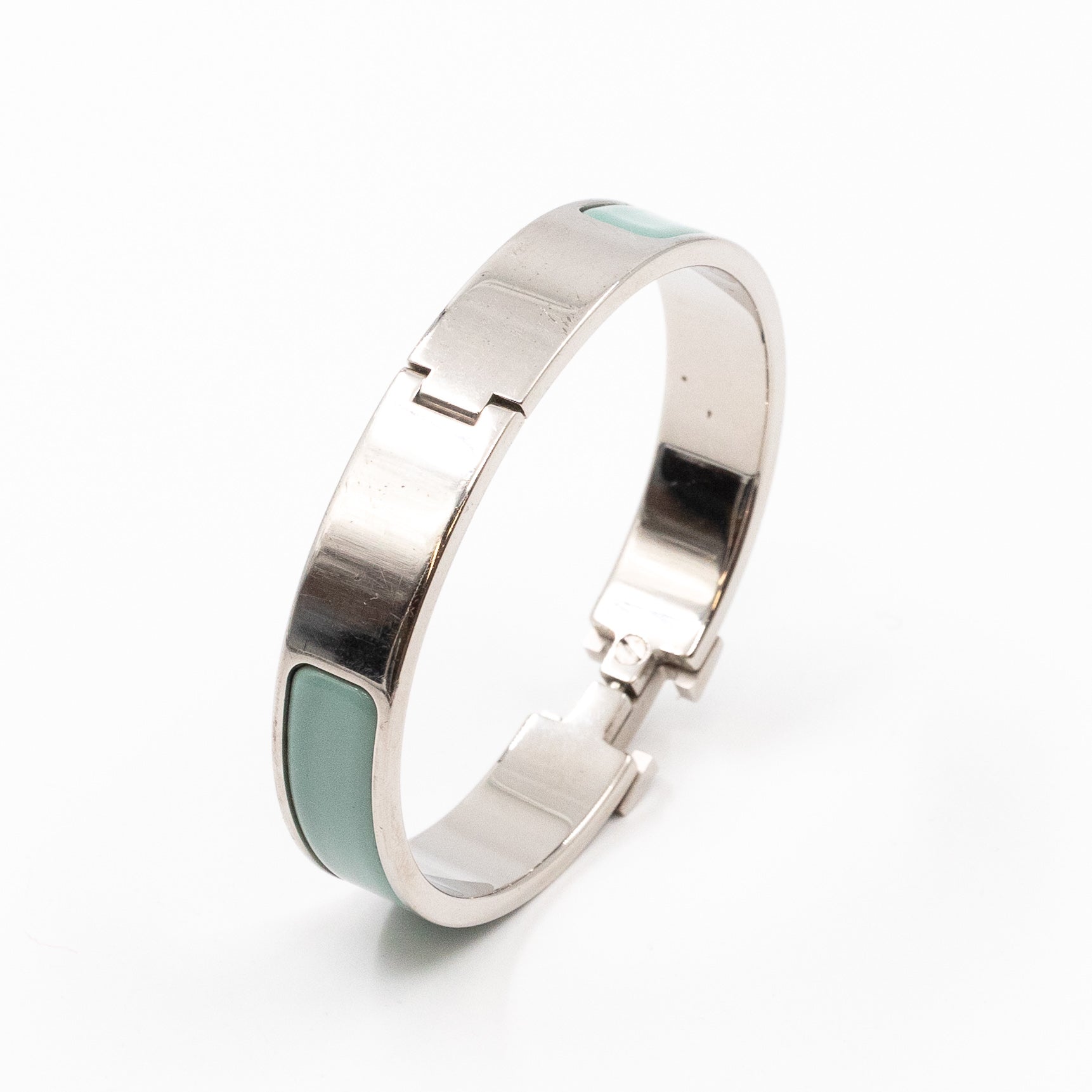 Clic H Bracelet Mint Silver