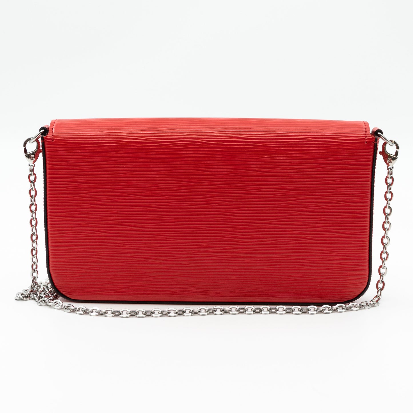 Pochette Felicie Epi Leather Red