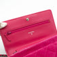 Boy Wallet On Chain Pink Velvet
