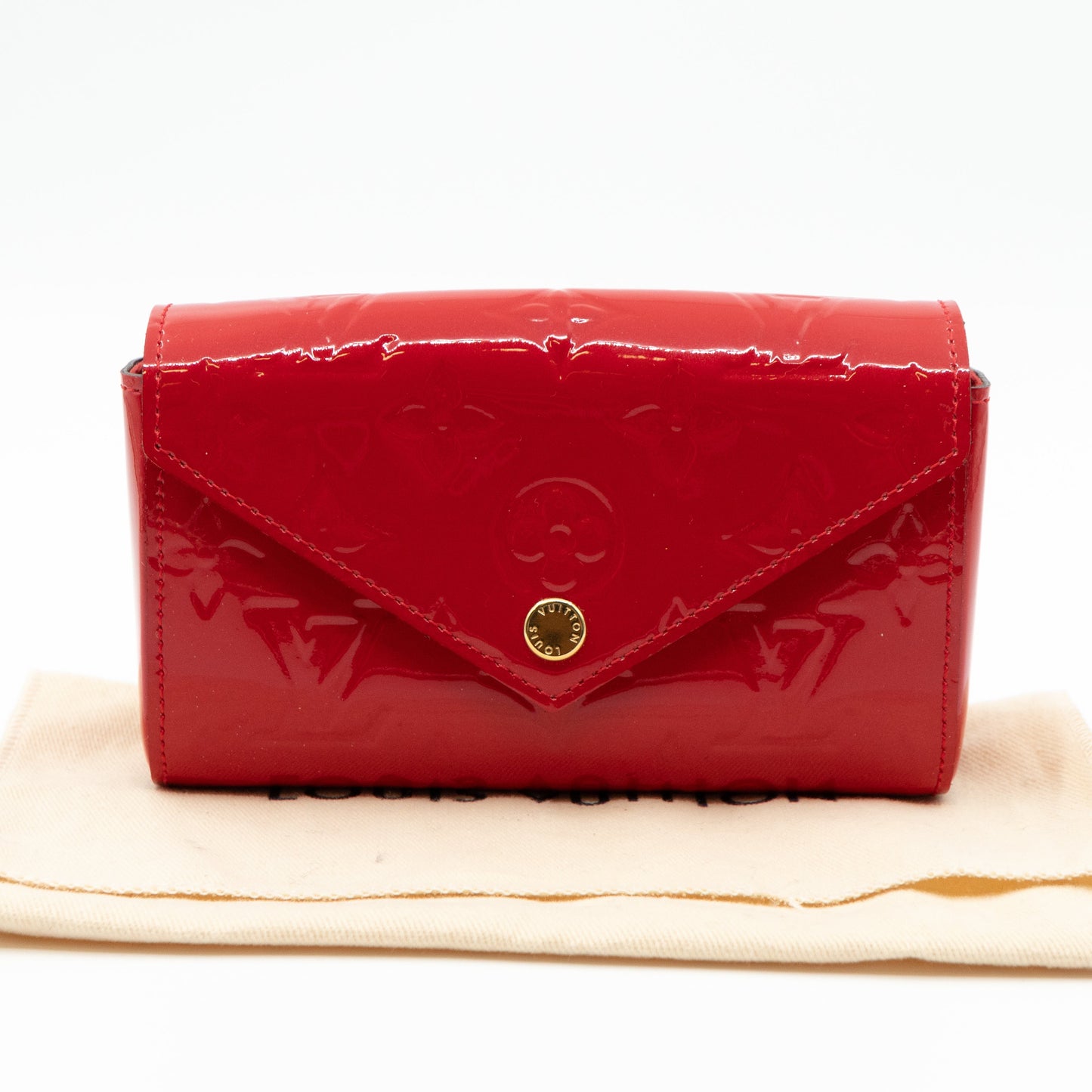 Lucie Pouch Vernis Cherry
