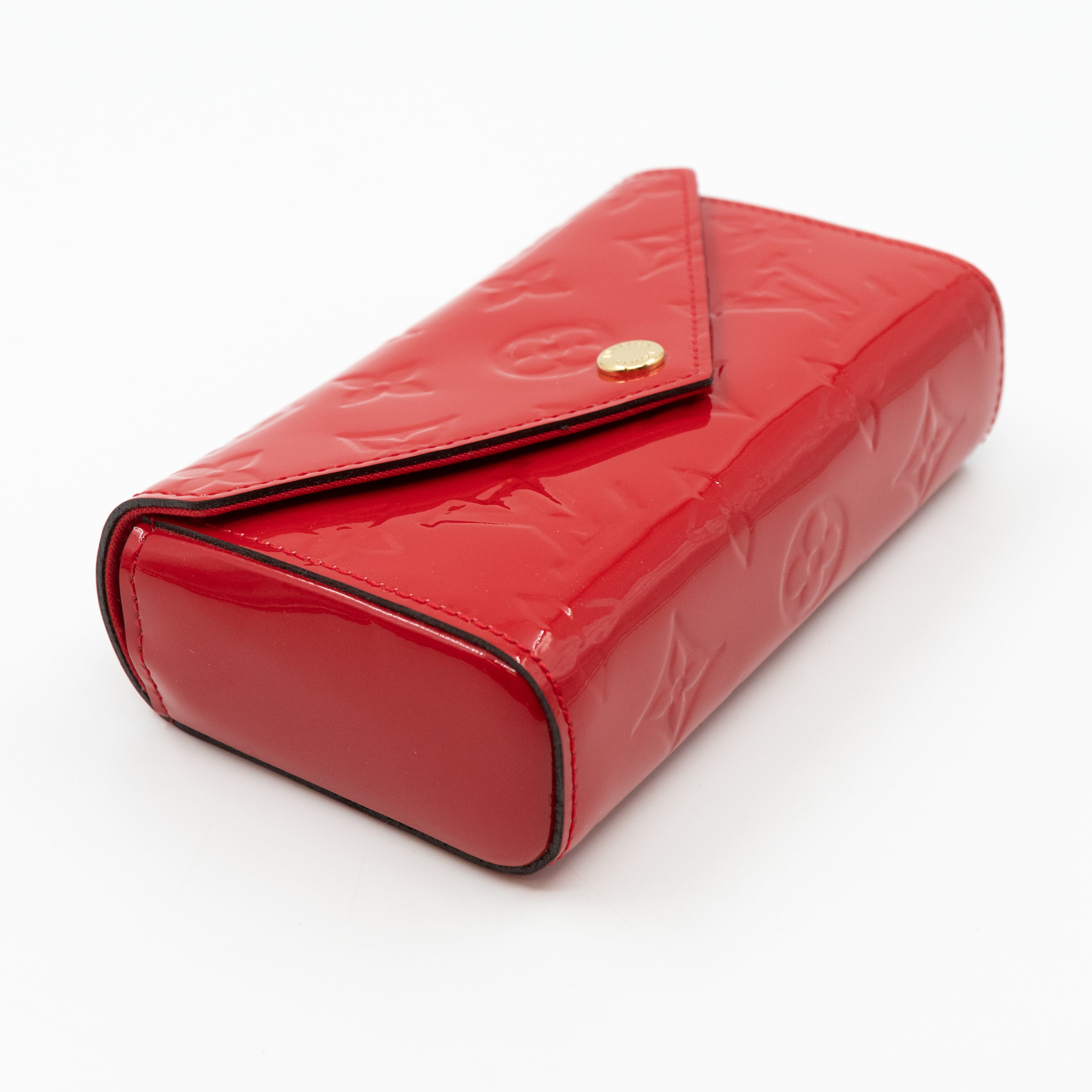 Lucie Pouch Vernis Cherry