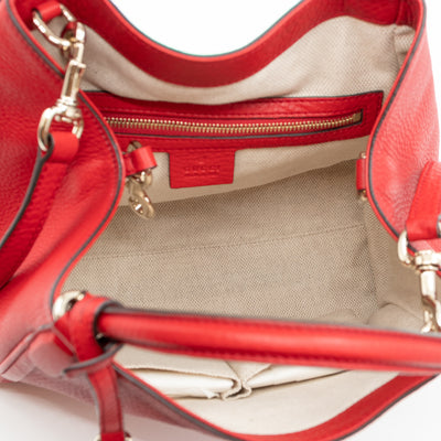 Soho Two Way Tote Red Leather