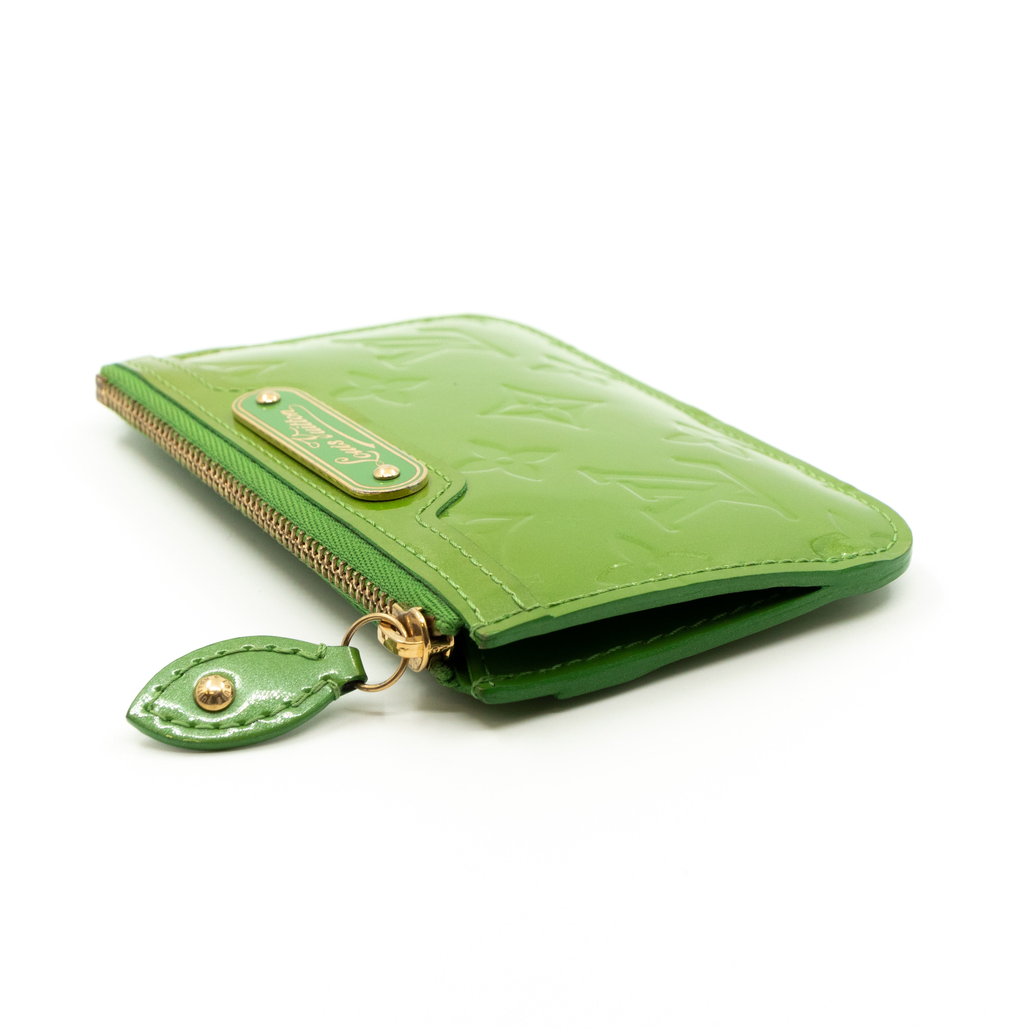 Key Pouch Vernis Vert Tonic