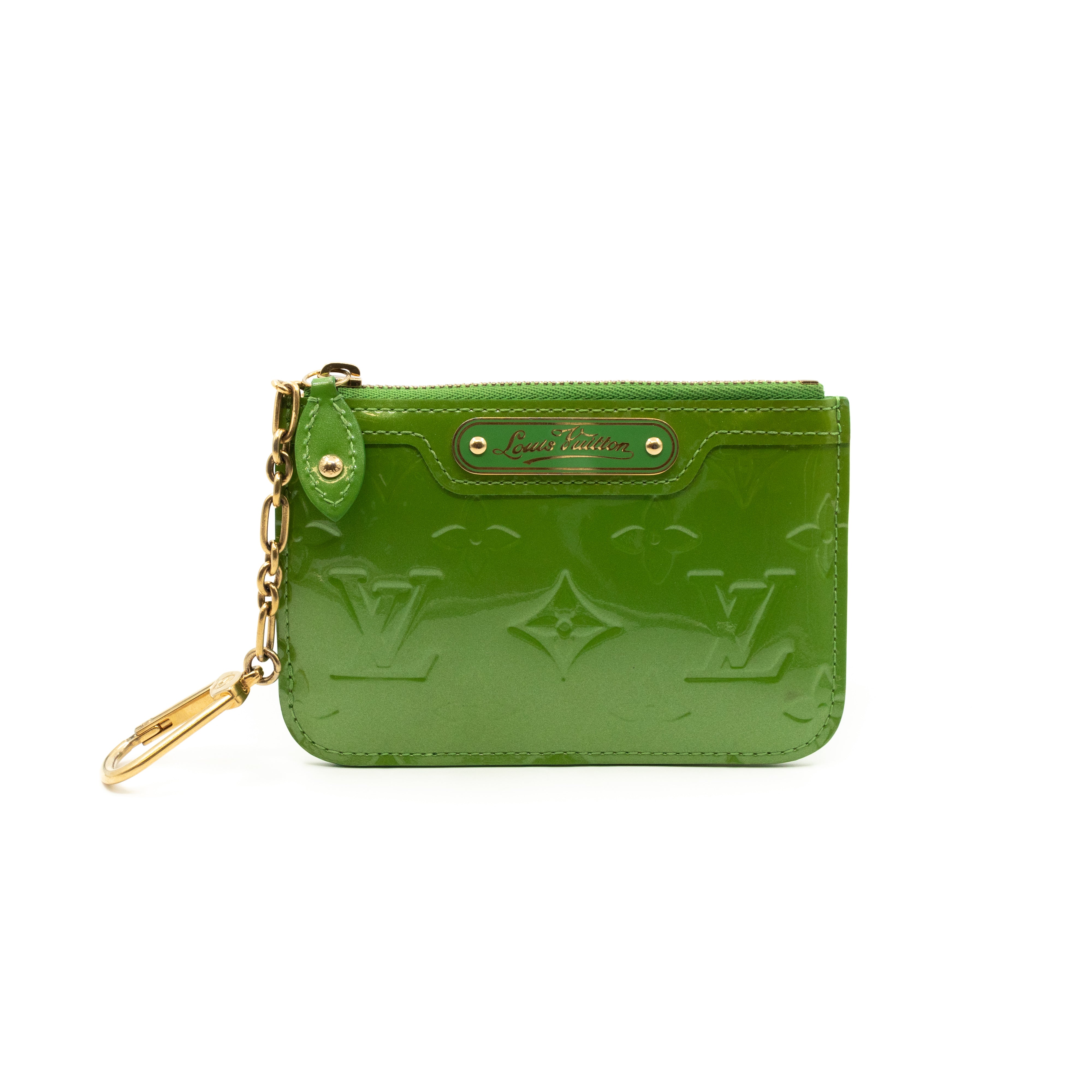 Key Pouch Vernis Vert Tonic
