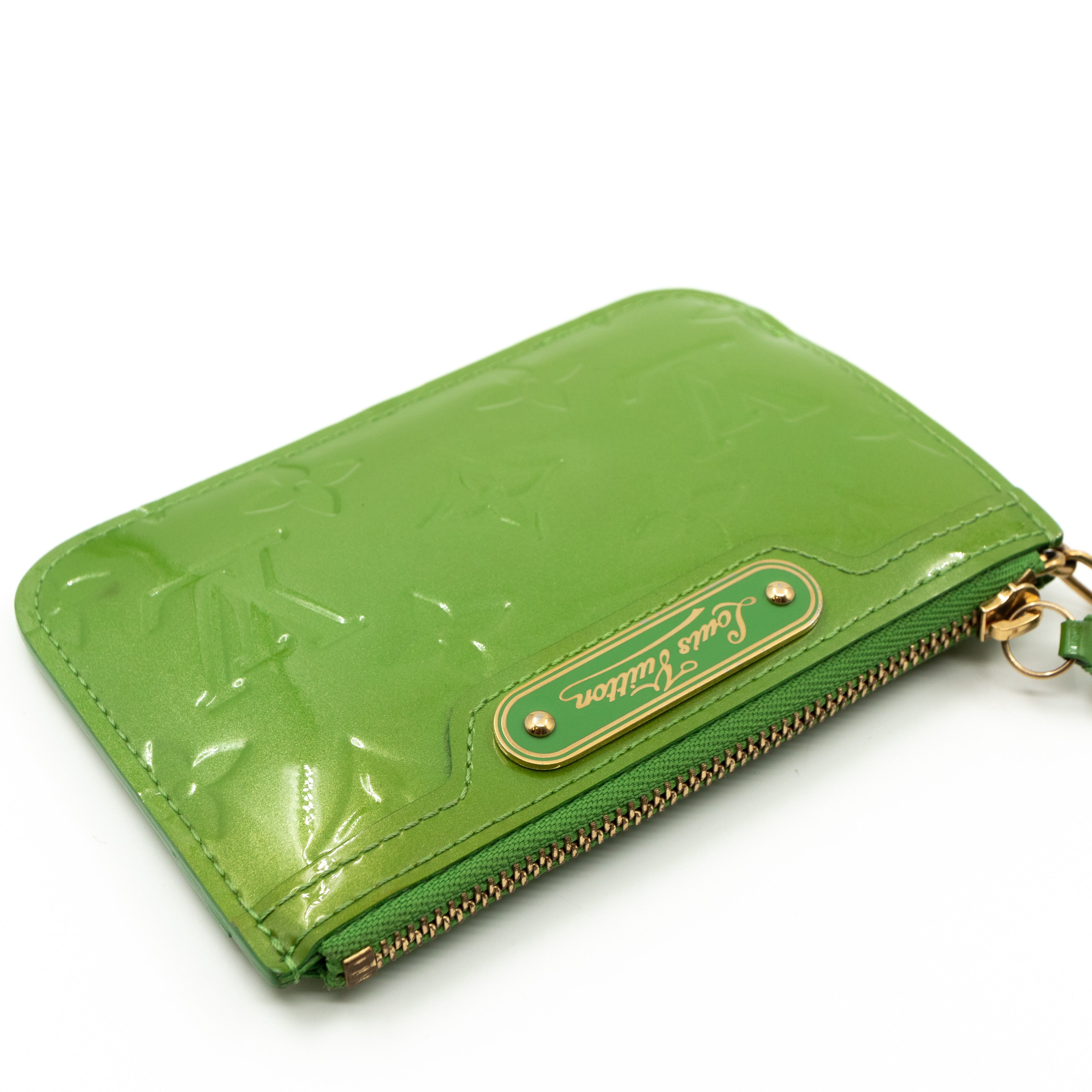 Key Pouch Vernis Vert Tonic