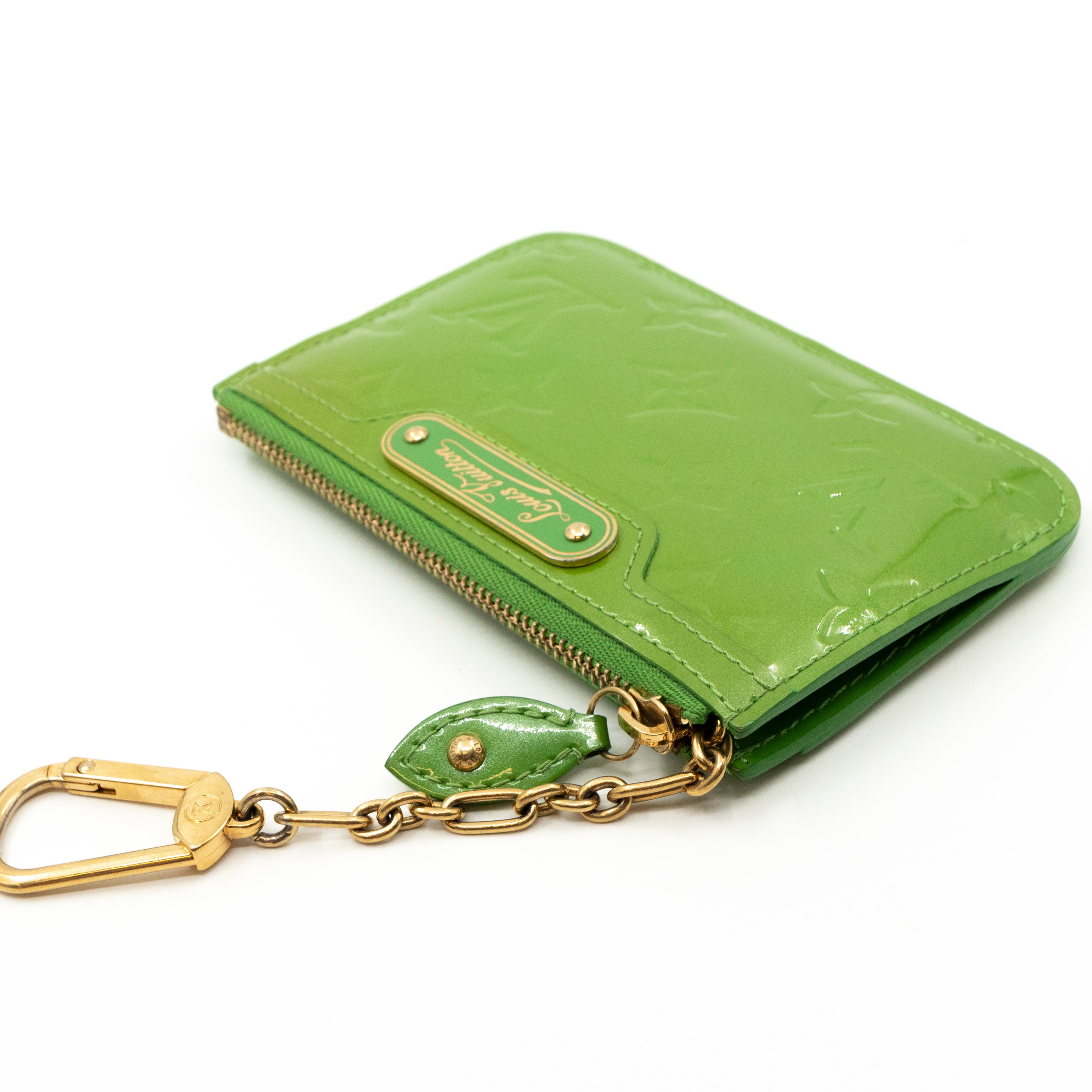 Key Pouch Vernis Vert Tonic