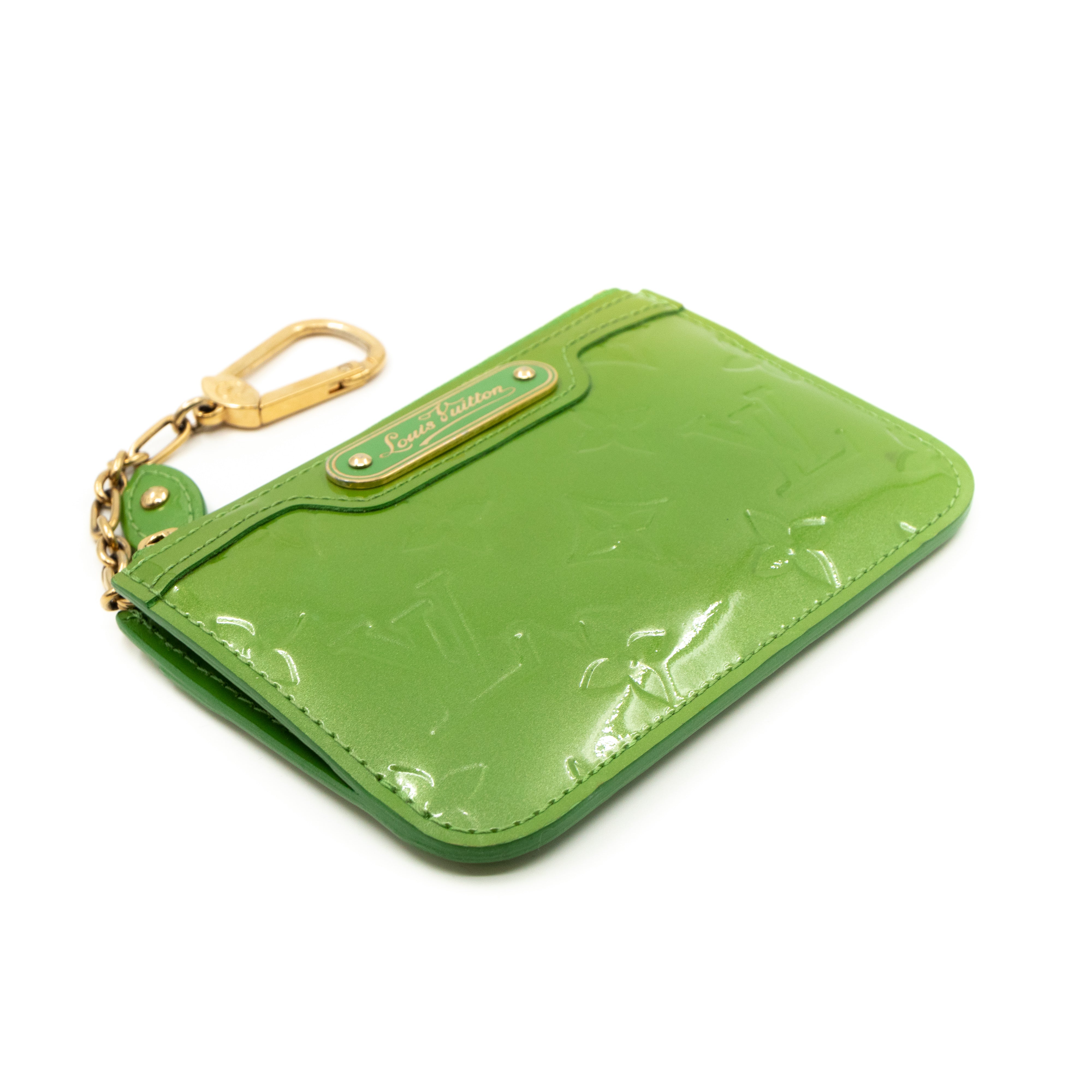 Key Pouch Vernis Vert Tonic