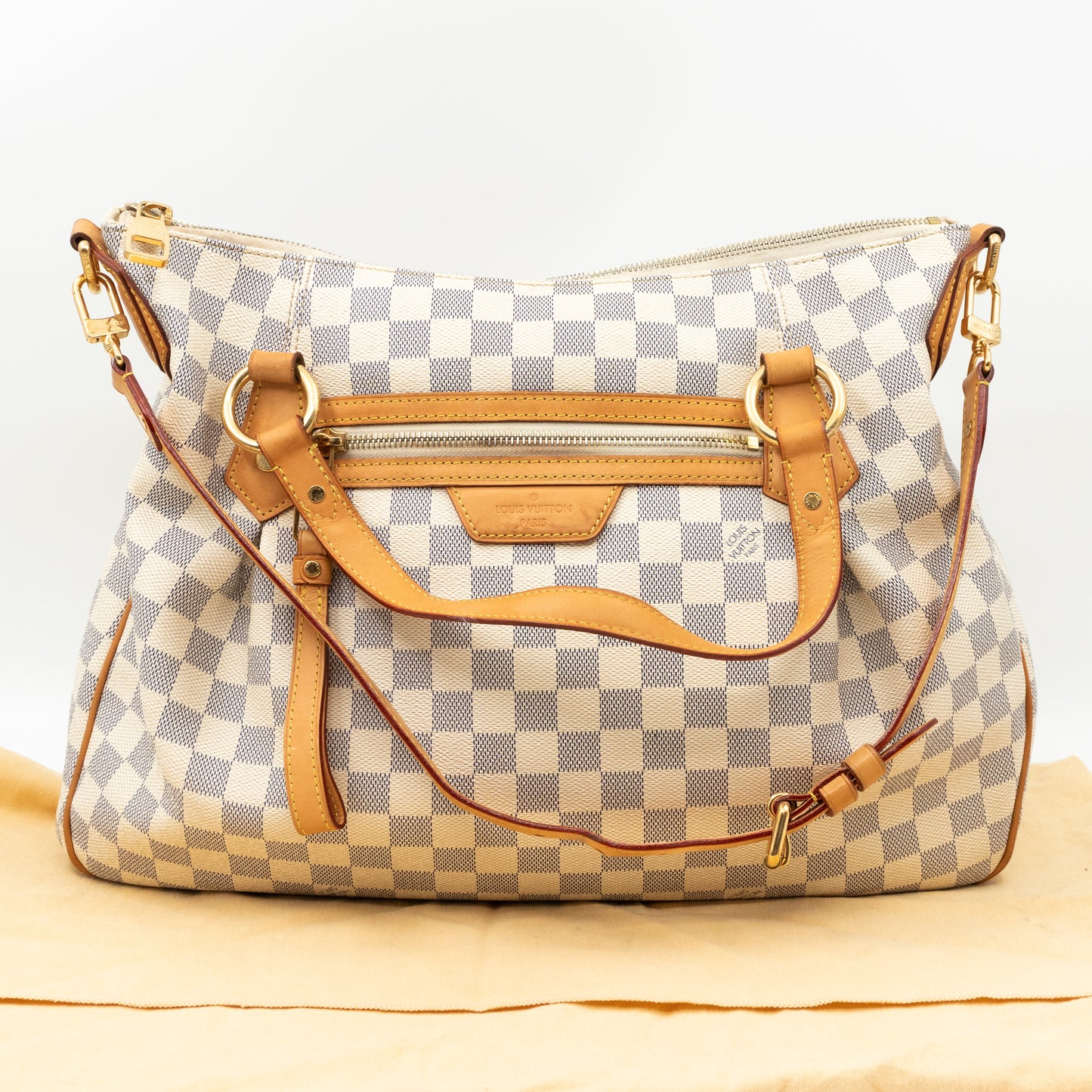 Experience Elegance: Authentic Louis Vuitton Evora MM Handbag Shop Now