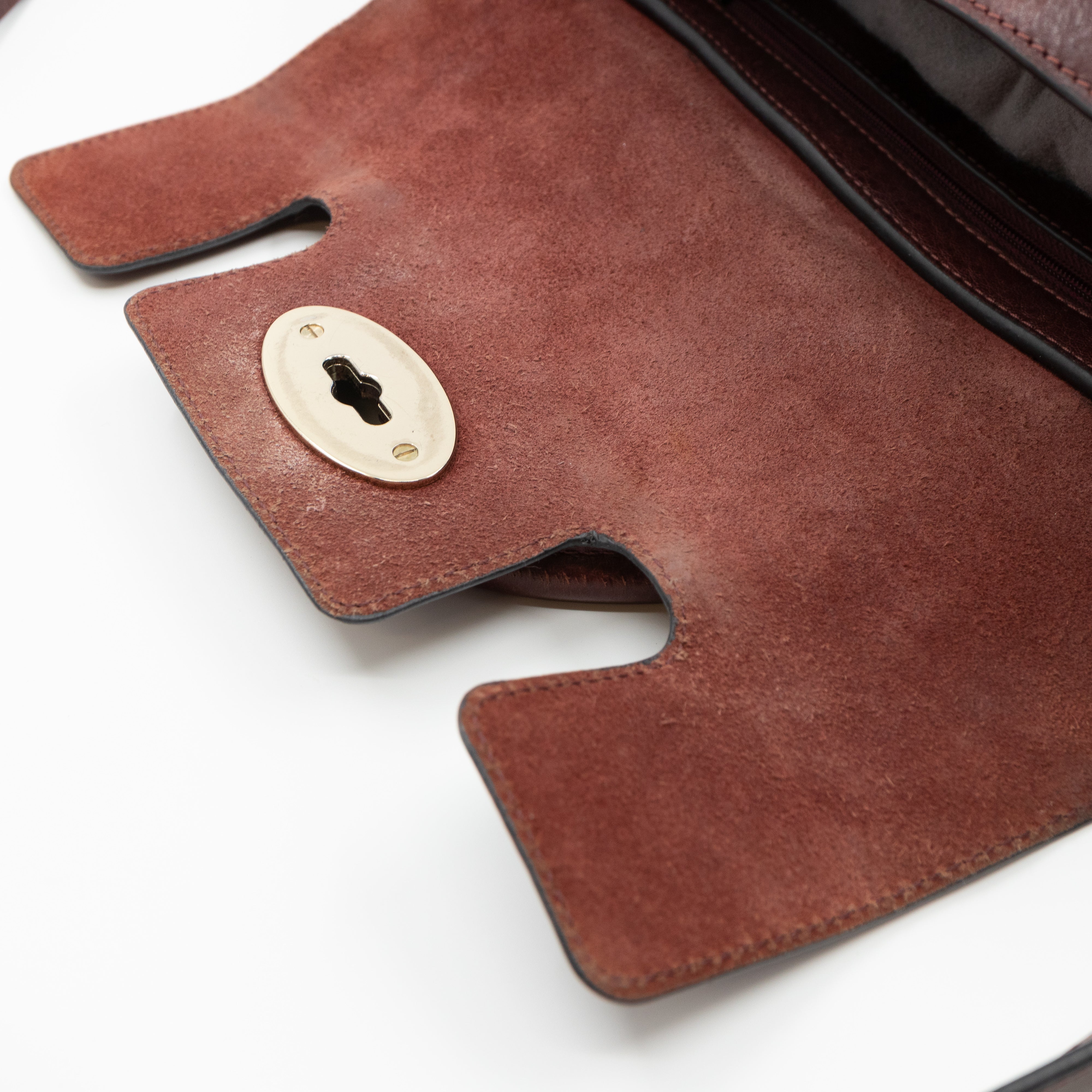 Small Bayswater Satchel Oxblood Leather