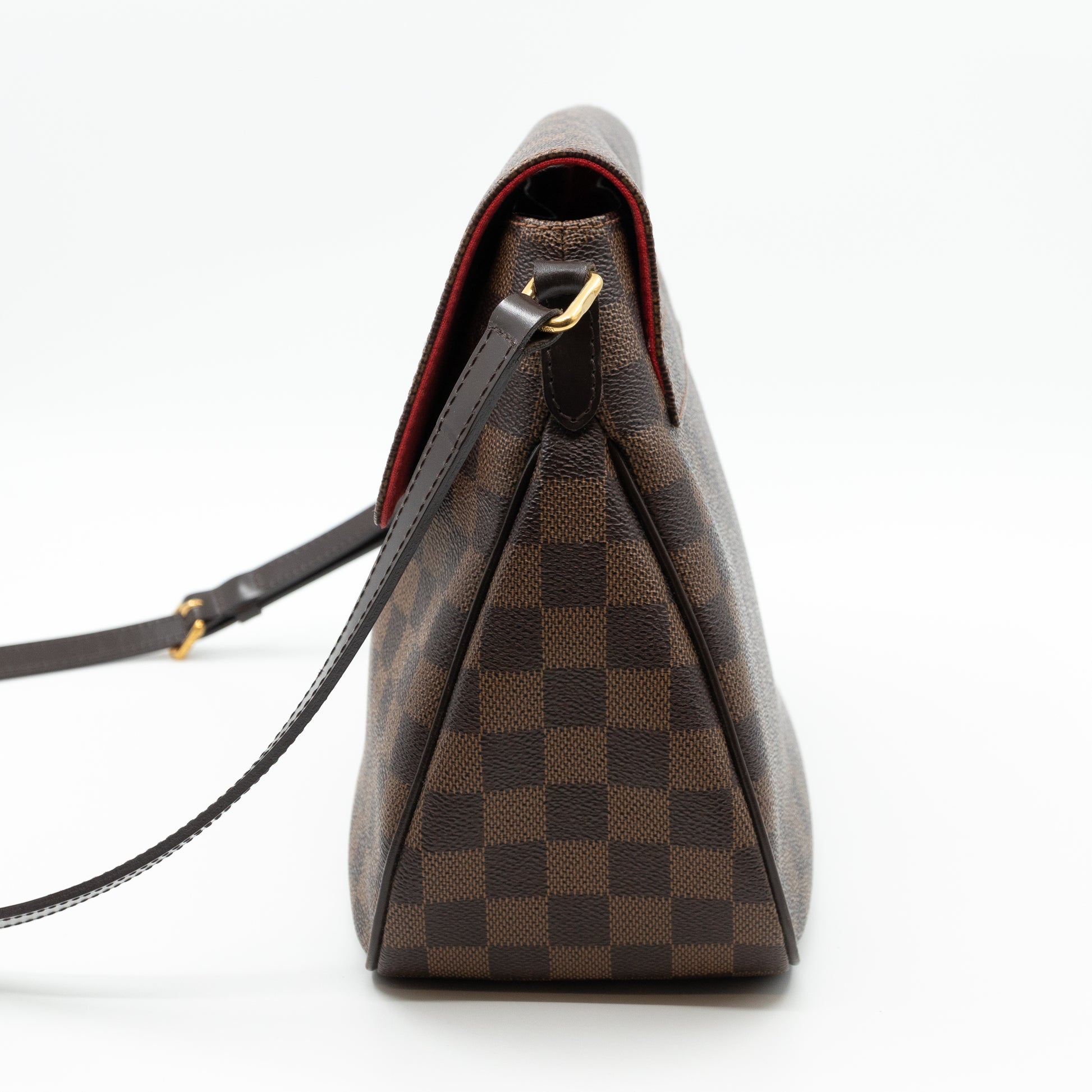 Louis Vuitton Damier Ebene Besace Rosebery Crossbody Flap Bag 8LV712