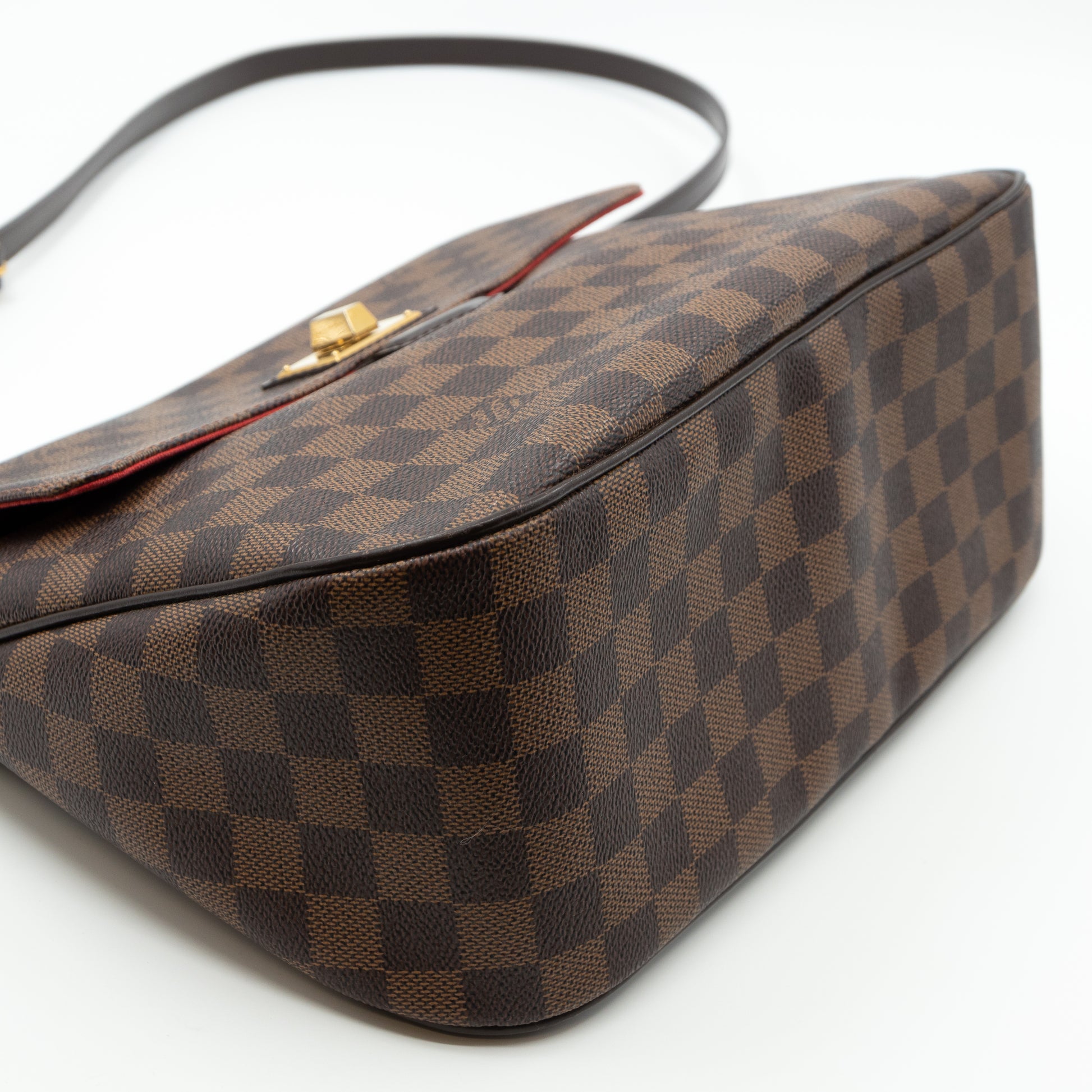 Louis Vuitton Damier Ebene Besace Rosebery Crossbody Flap Bag 8lv712w, Women's, Size: One size, Pink