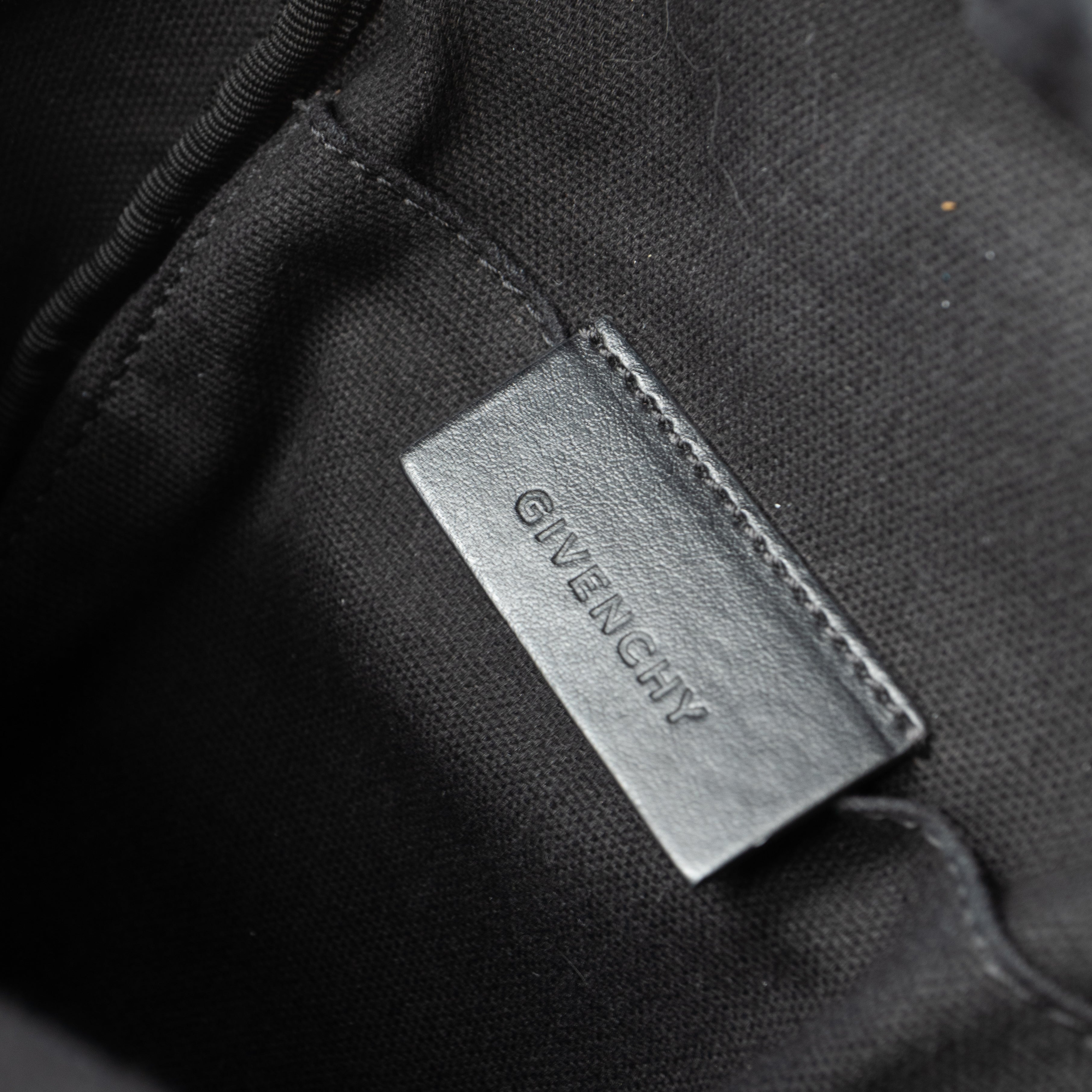 Nano Backpack Black Leather