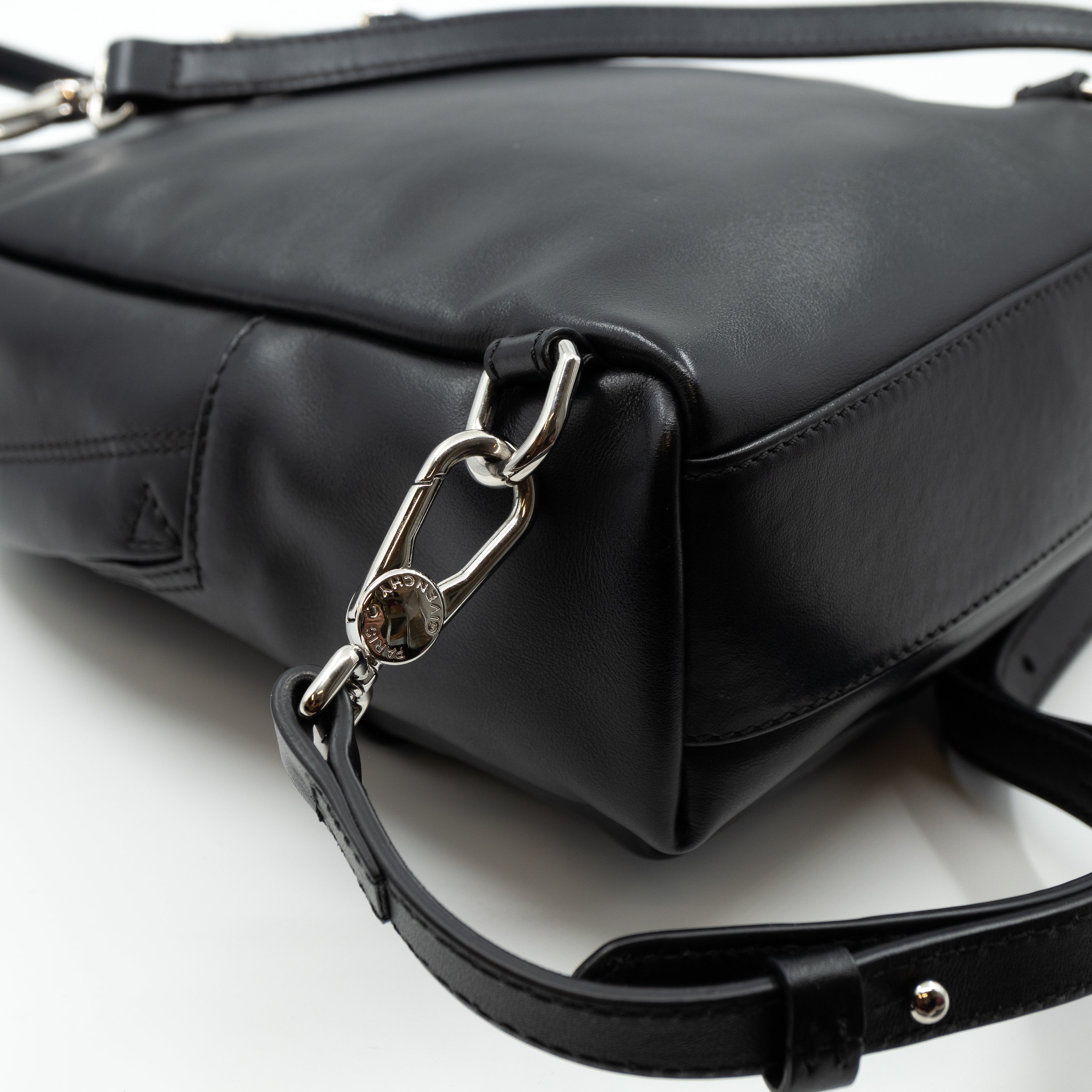 Nano Backpack Black Leather