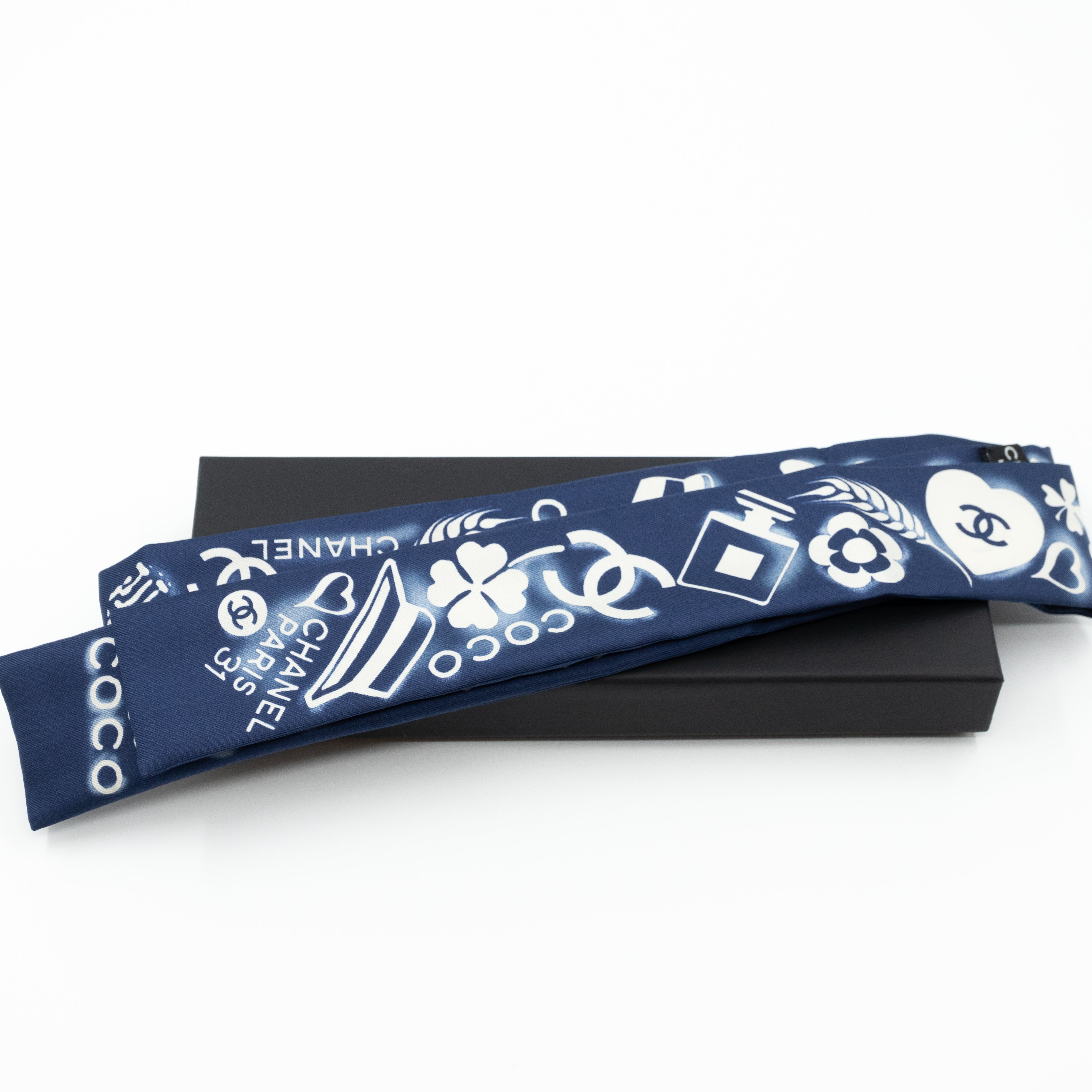 Slim Bandeau Navy Blue