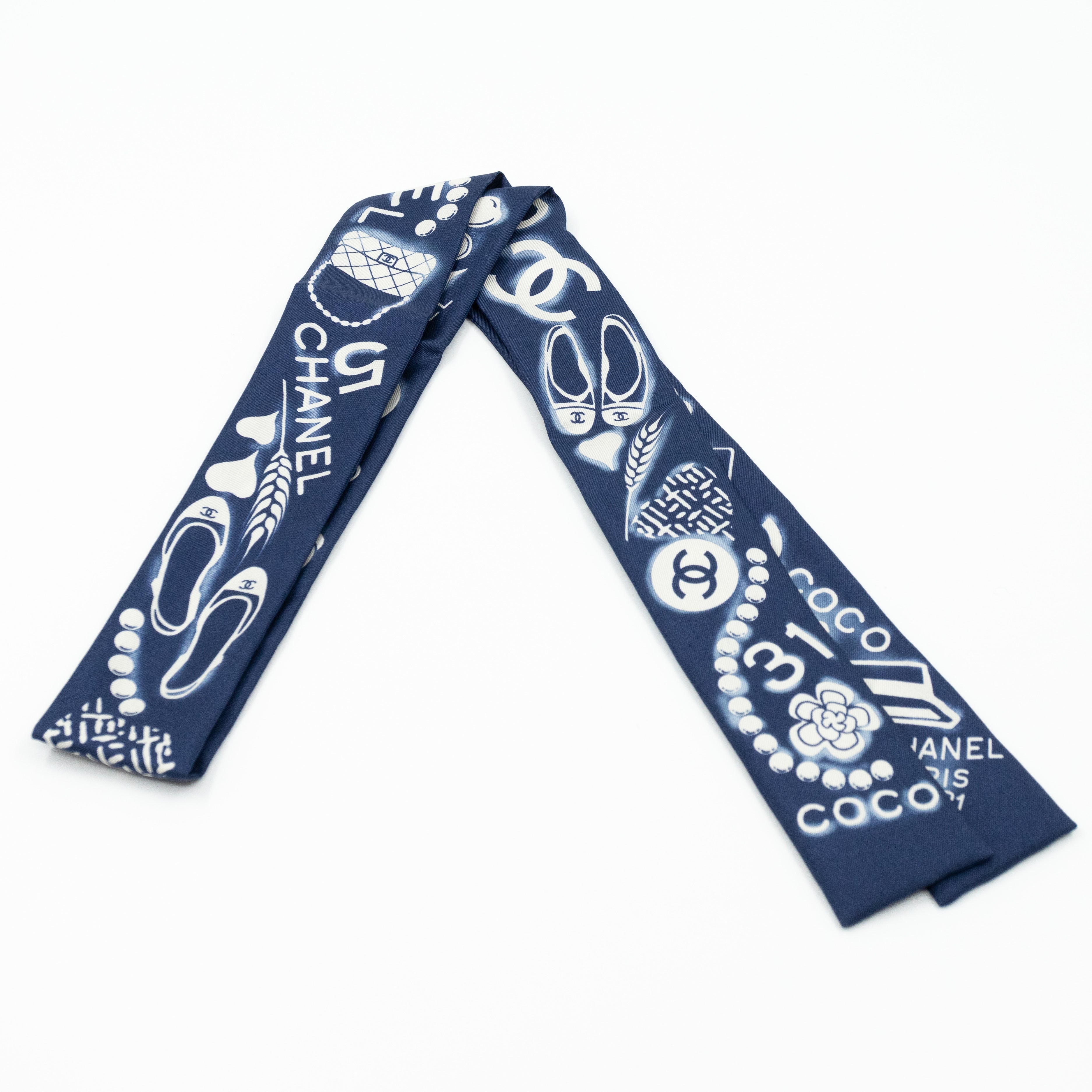 Slim Bandeau Navy Blue