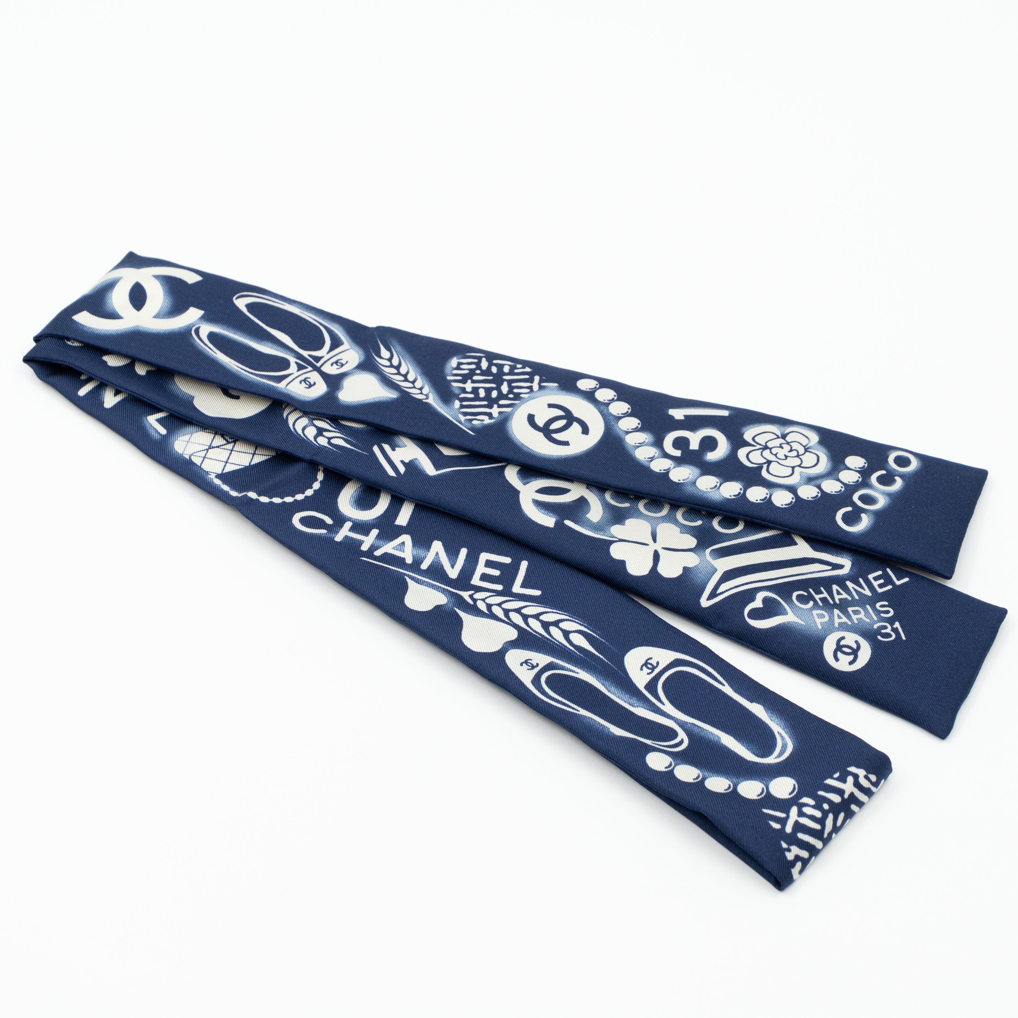 Slim Bandeau Navy Blue