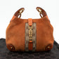 Small Jackie Orange Suede