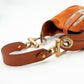 Small Jackie Orange Suede