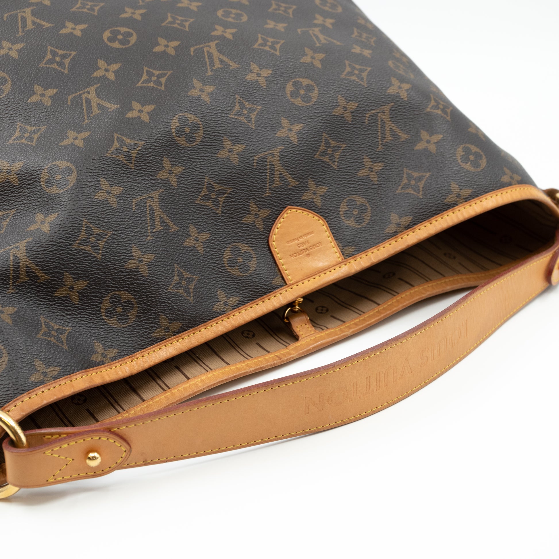 Louis Vuitton Handbag Delightful Mm Monogram Shoulder Bag Added Insert C112  Leather ref.641272 - Joli Closet