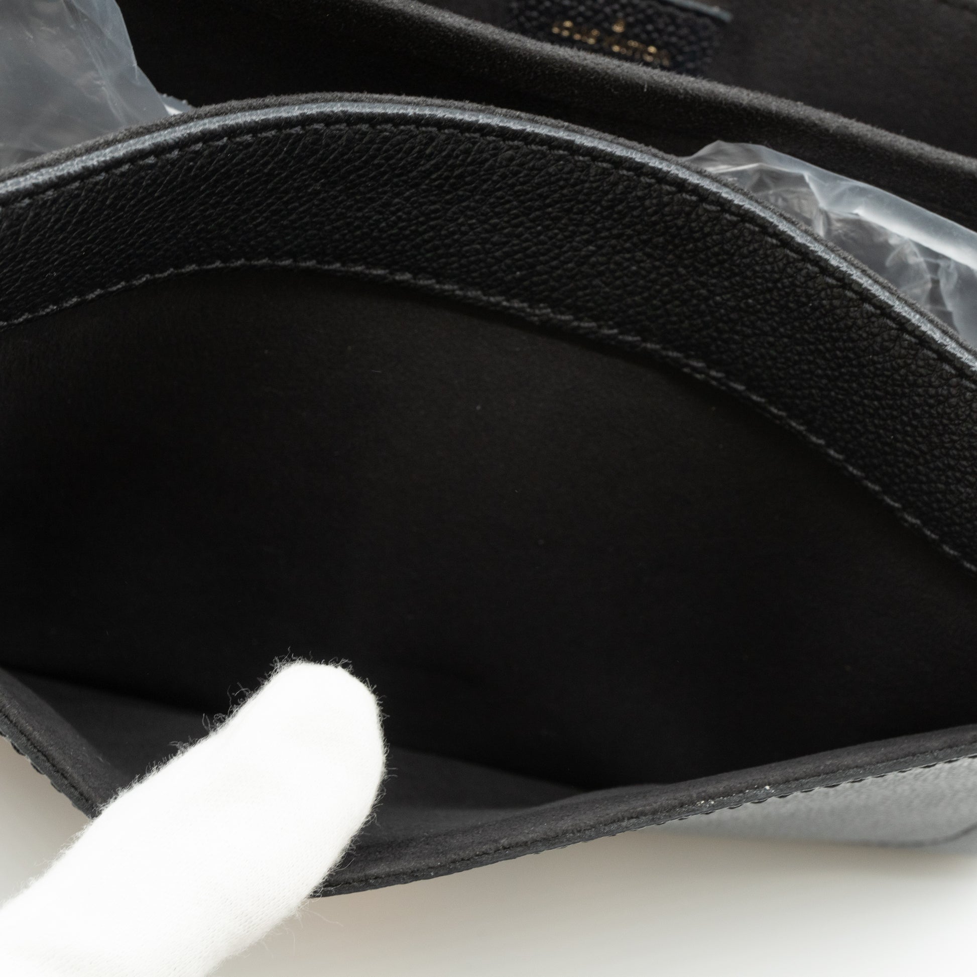 Louis Vuitton Saint Germain Handbag Monogram Empreinte Leather MM Black