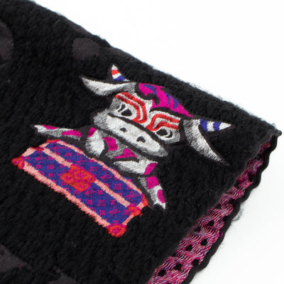 Logomania Superstition Scarf Black