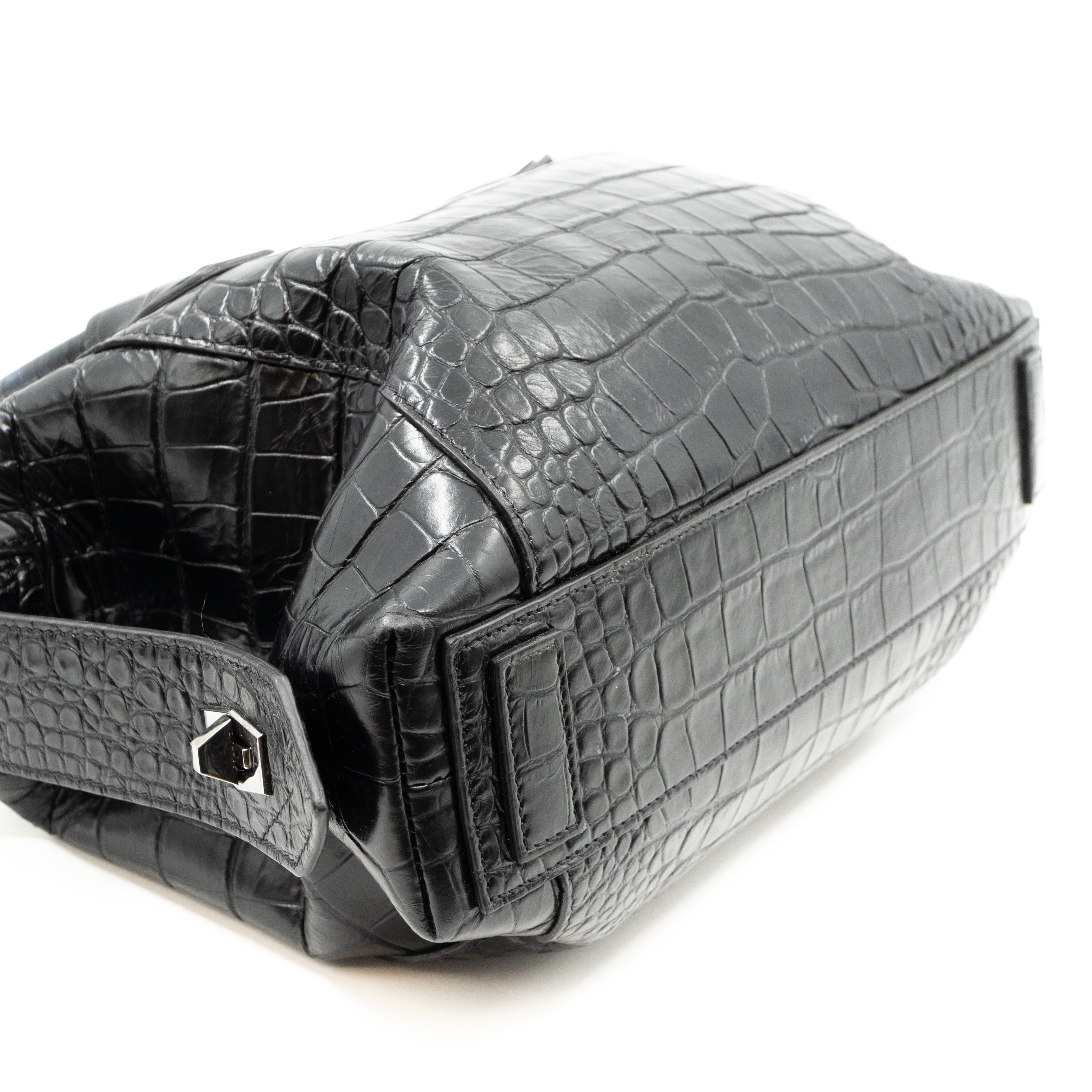 Soft Antigona Small Black Leather