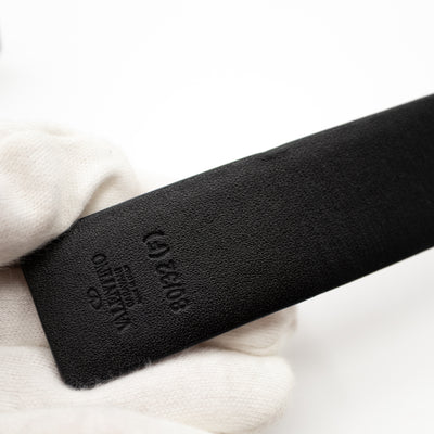 Reversible Valentino VLOGO Belt Black 80 cm