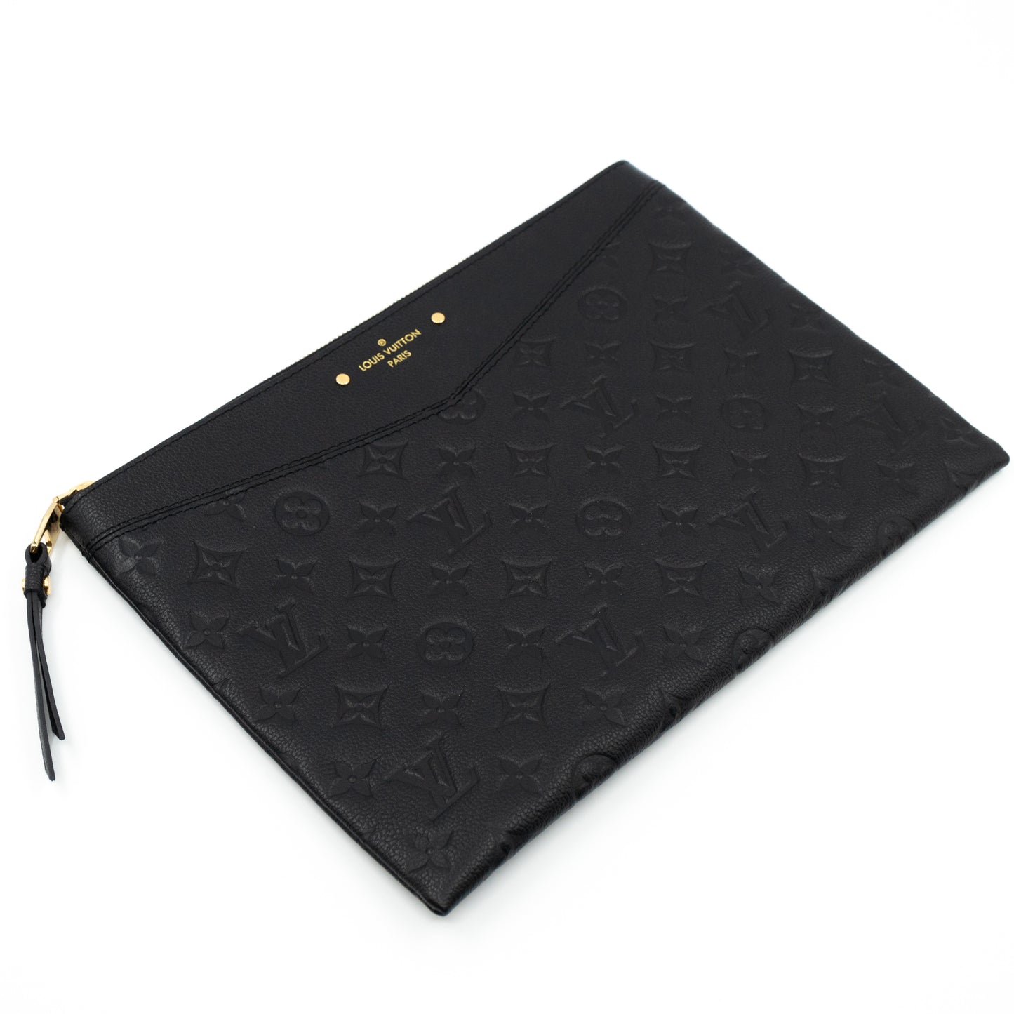 Louis Vuitton LV Daily pouch bicolor leather Black ref.550719 - Joli Closet