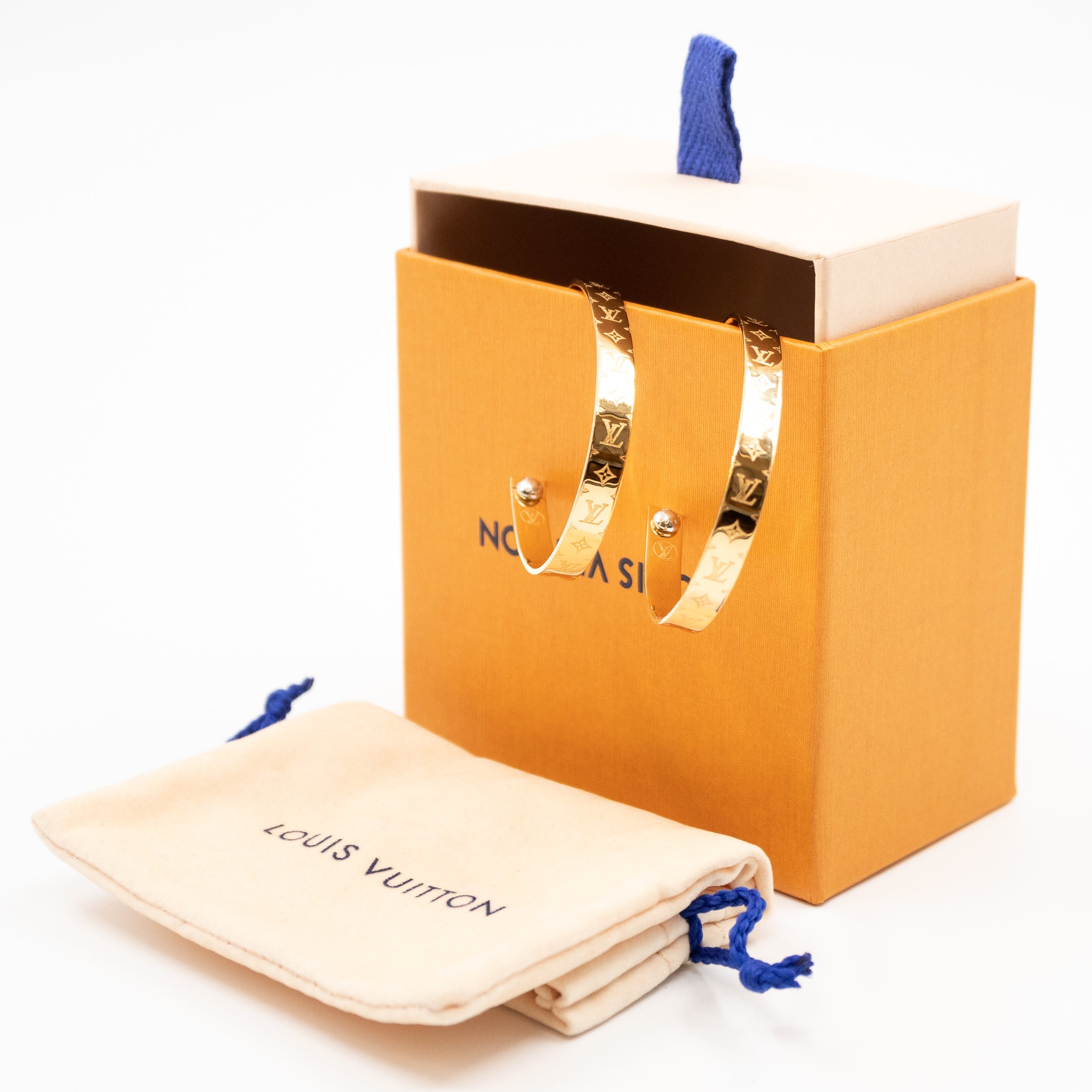 Nanogram Earrings Hoops Gold