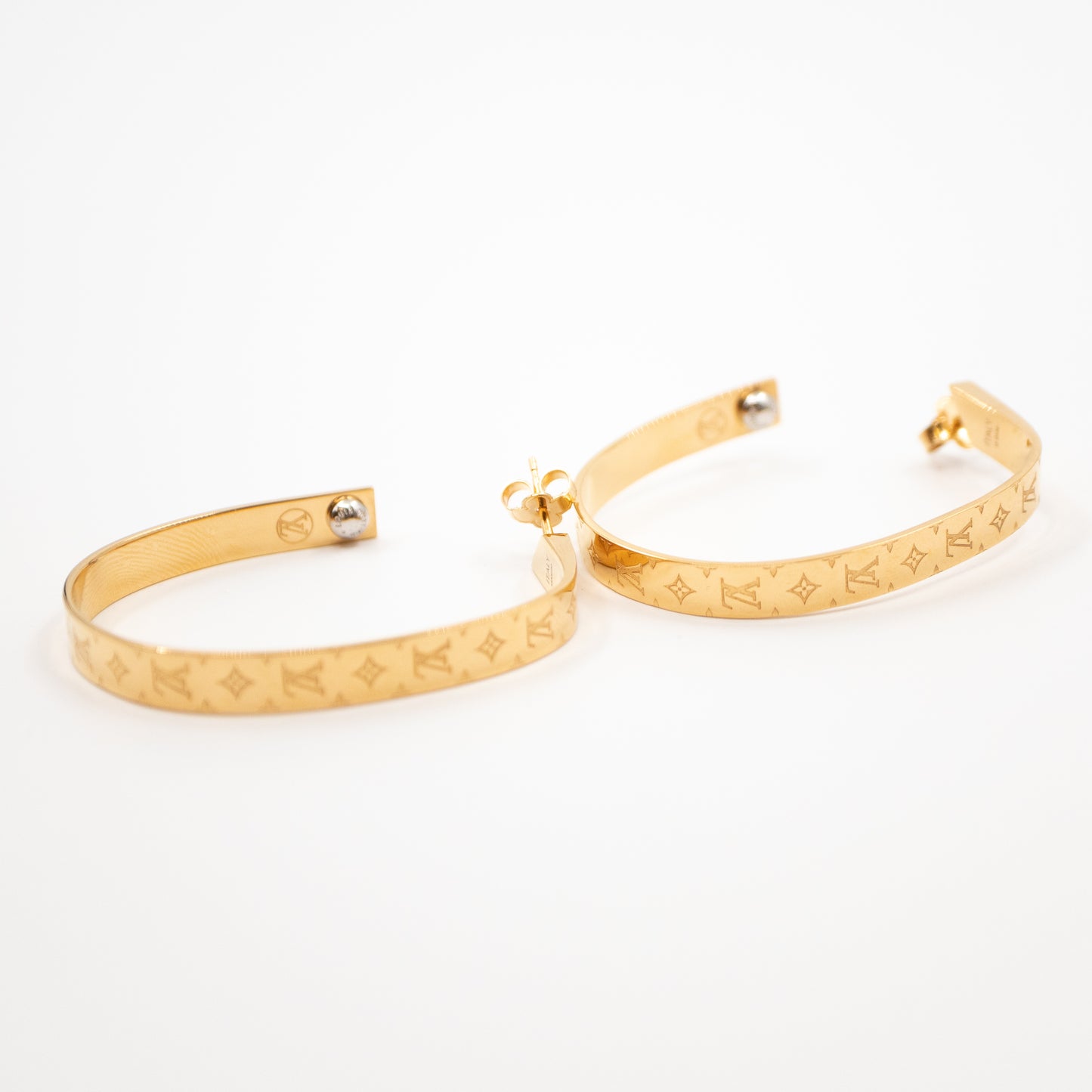 Nanogram Earrings Hoops Gold