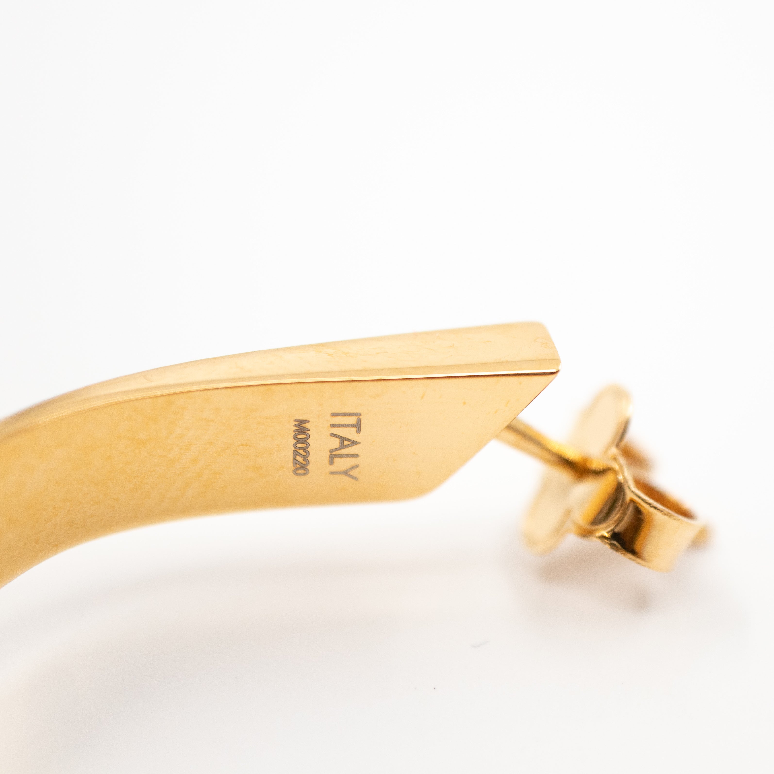 Nanogram Earrings Hoops Gold