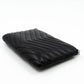 Matelasse Monogram Pouch Black Leather