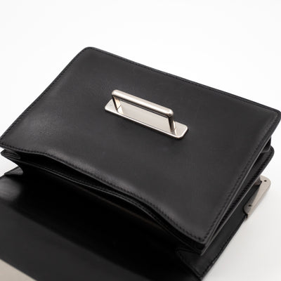 Cahier Studded Black Leather