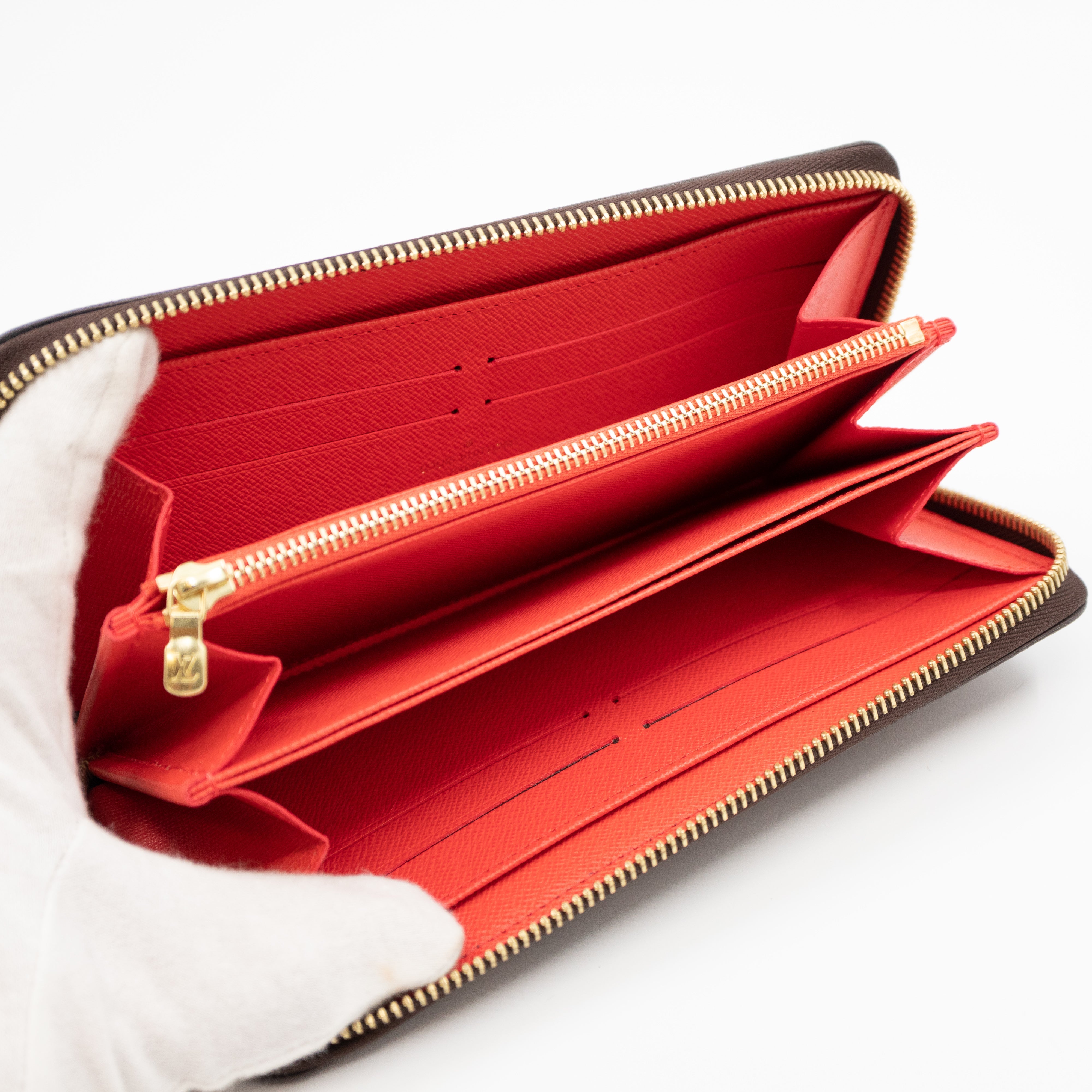 Zippy Wallet Damier Ebene Evasion Orange