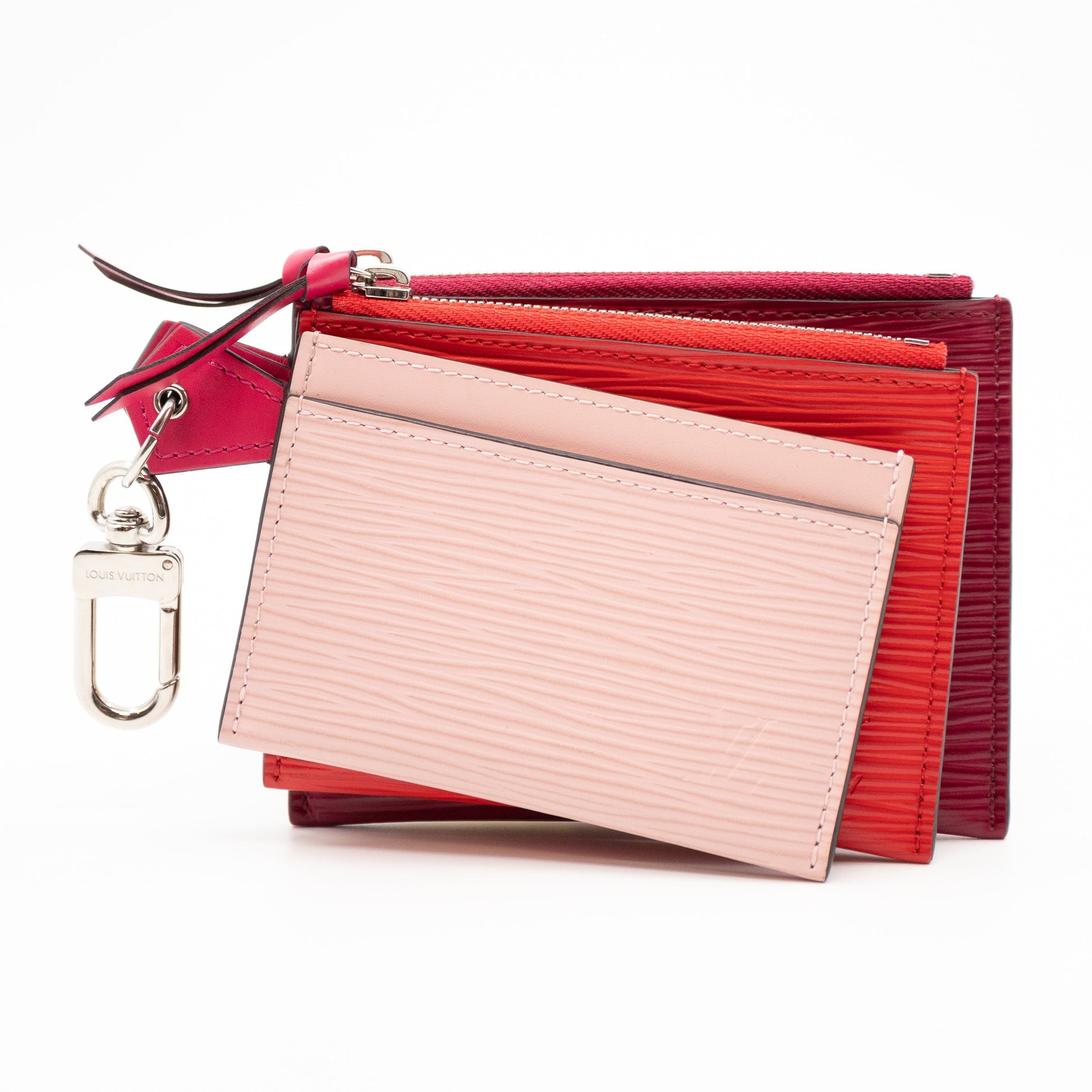 Louis Vuitton – Louis Vuitton Trio Wallet Pink Red Fuchsia Epi