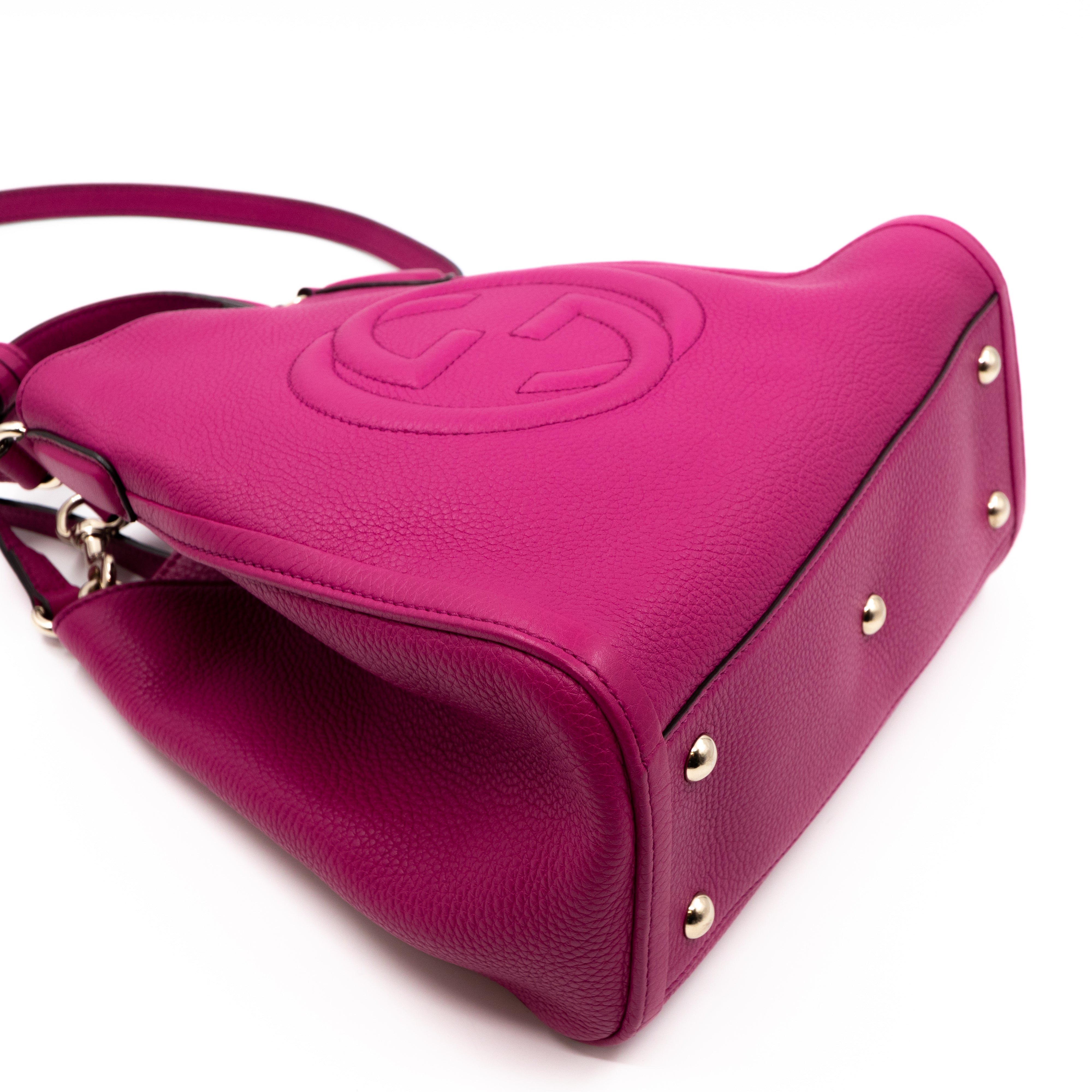 Soho Two Way Tote Rose Leather