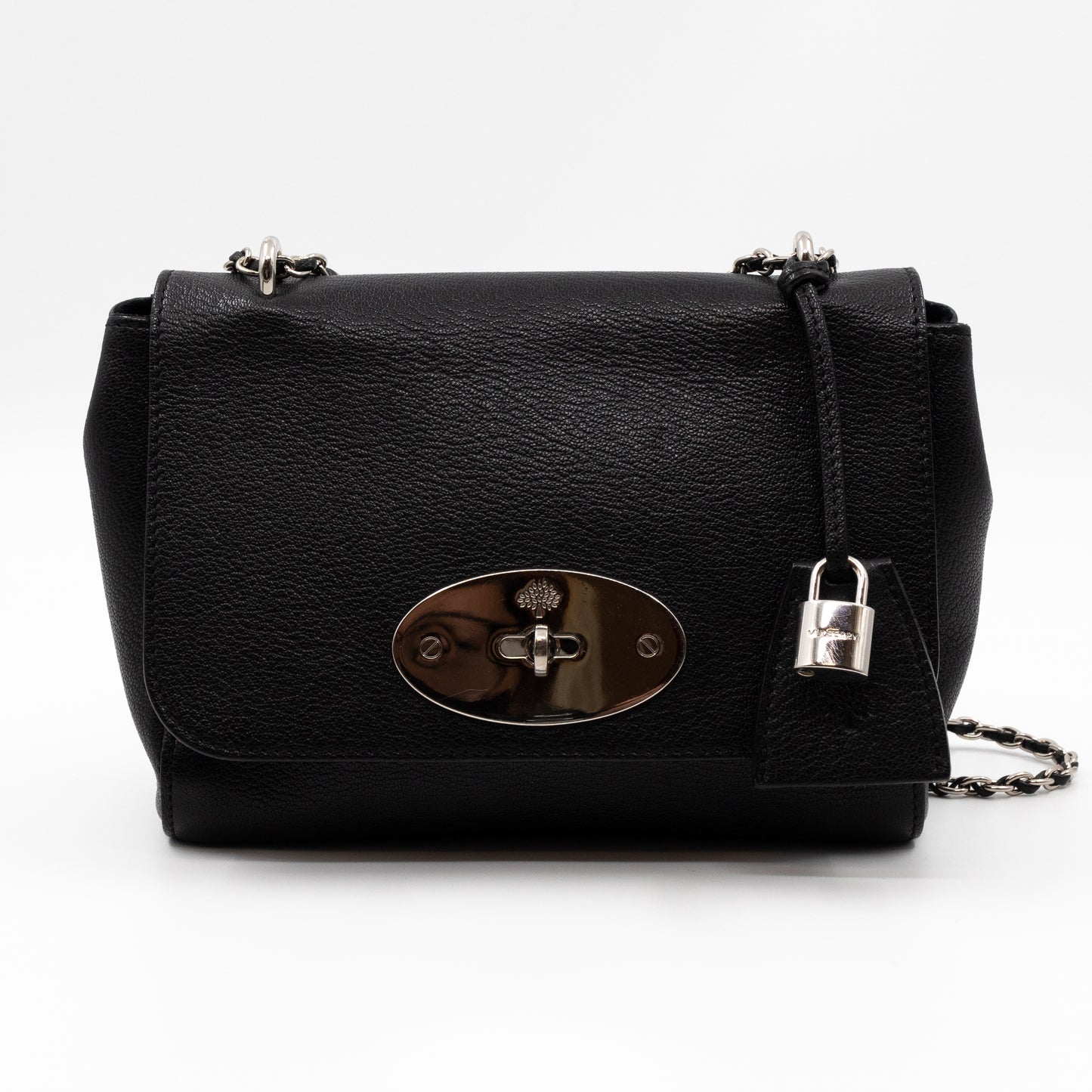 Lily Small Black Leather