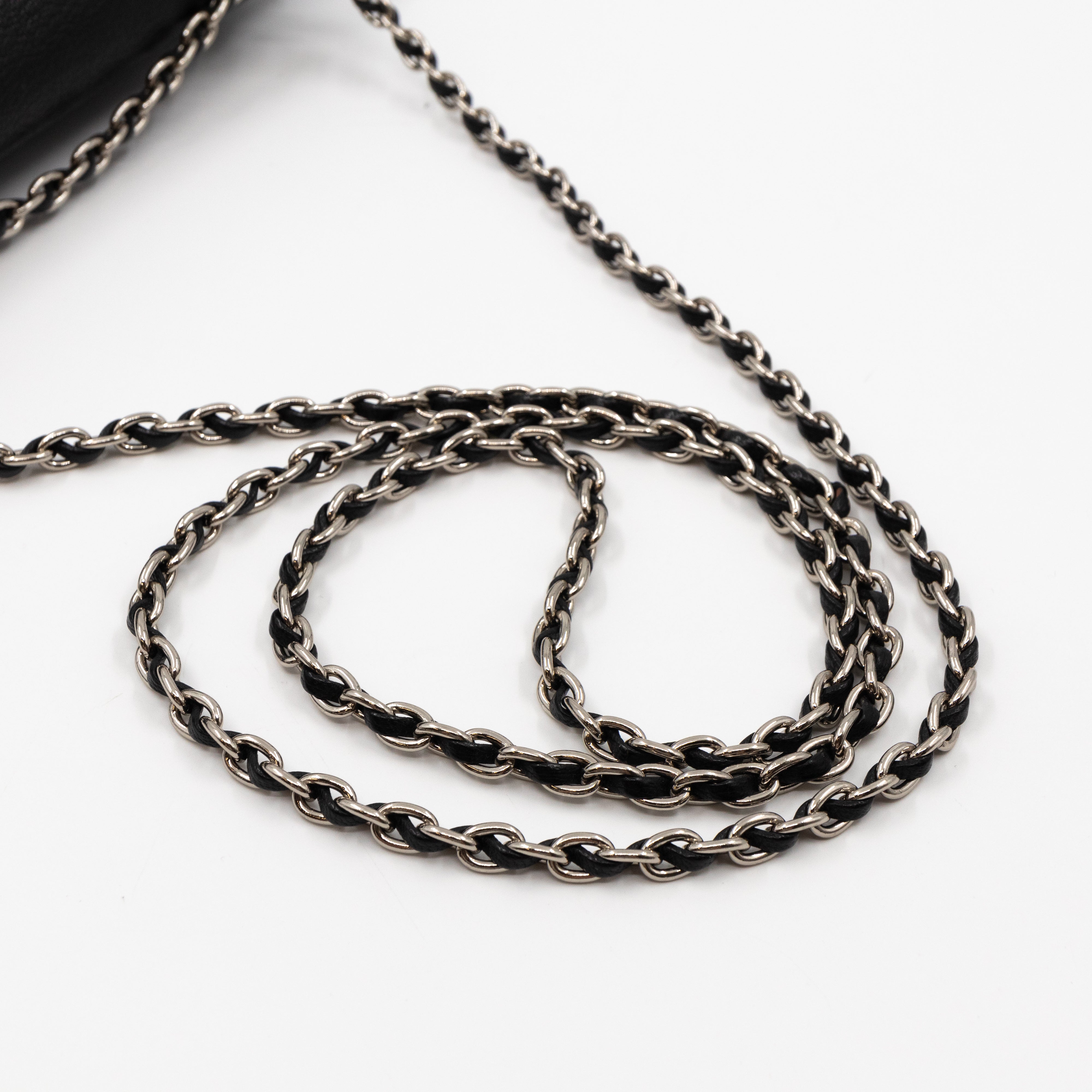 Lily Small Black Leather