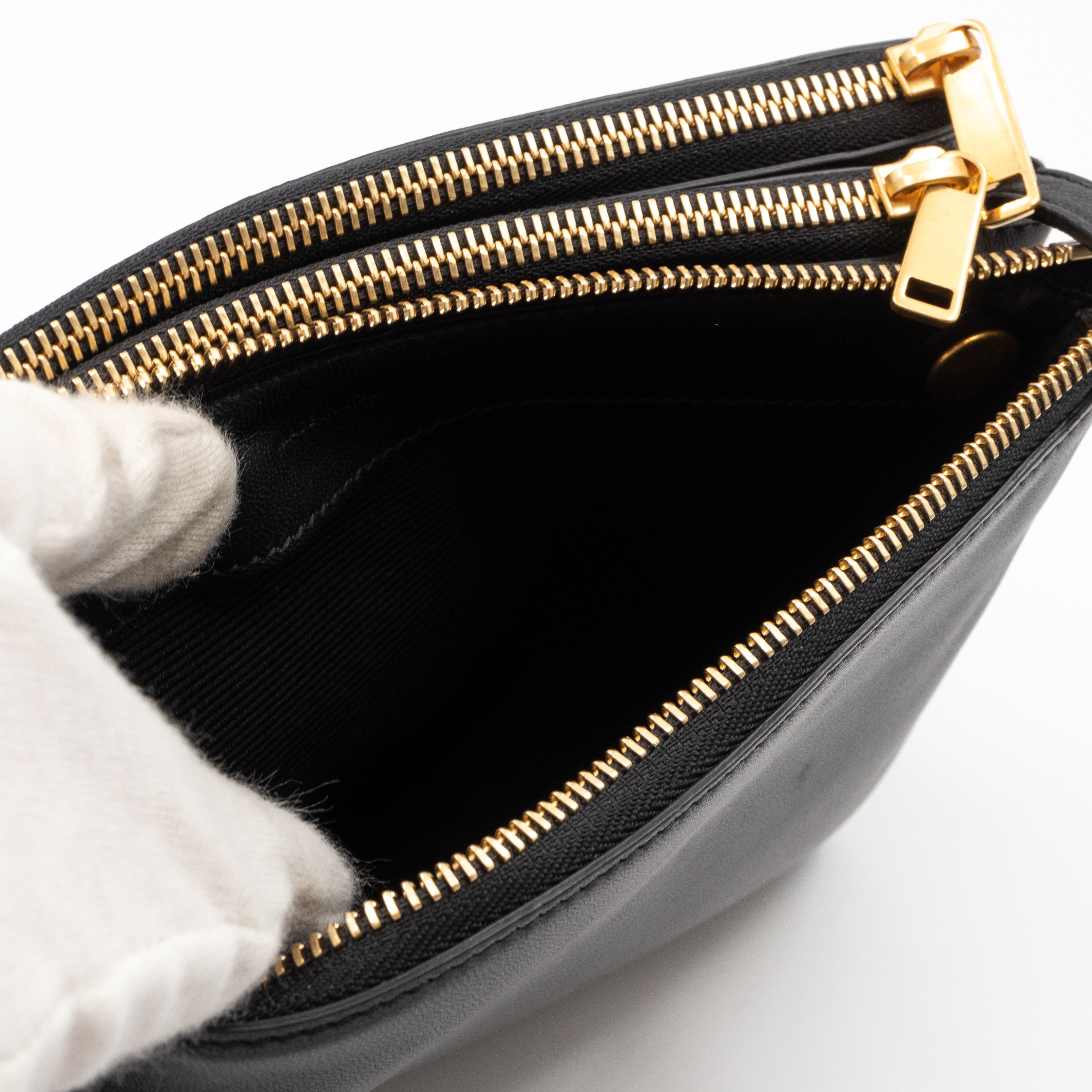 Trio Bag Black Leather
