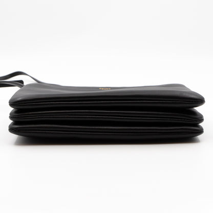 Trio Bag Black Leather