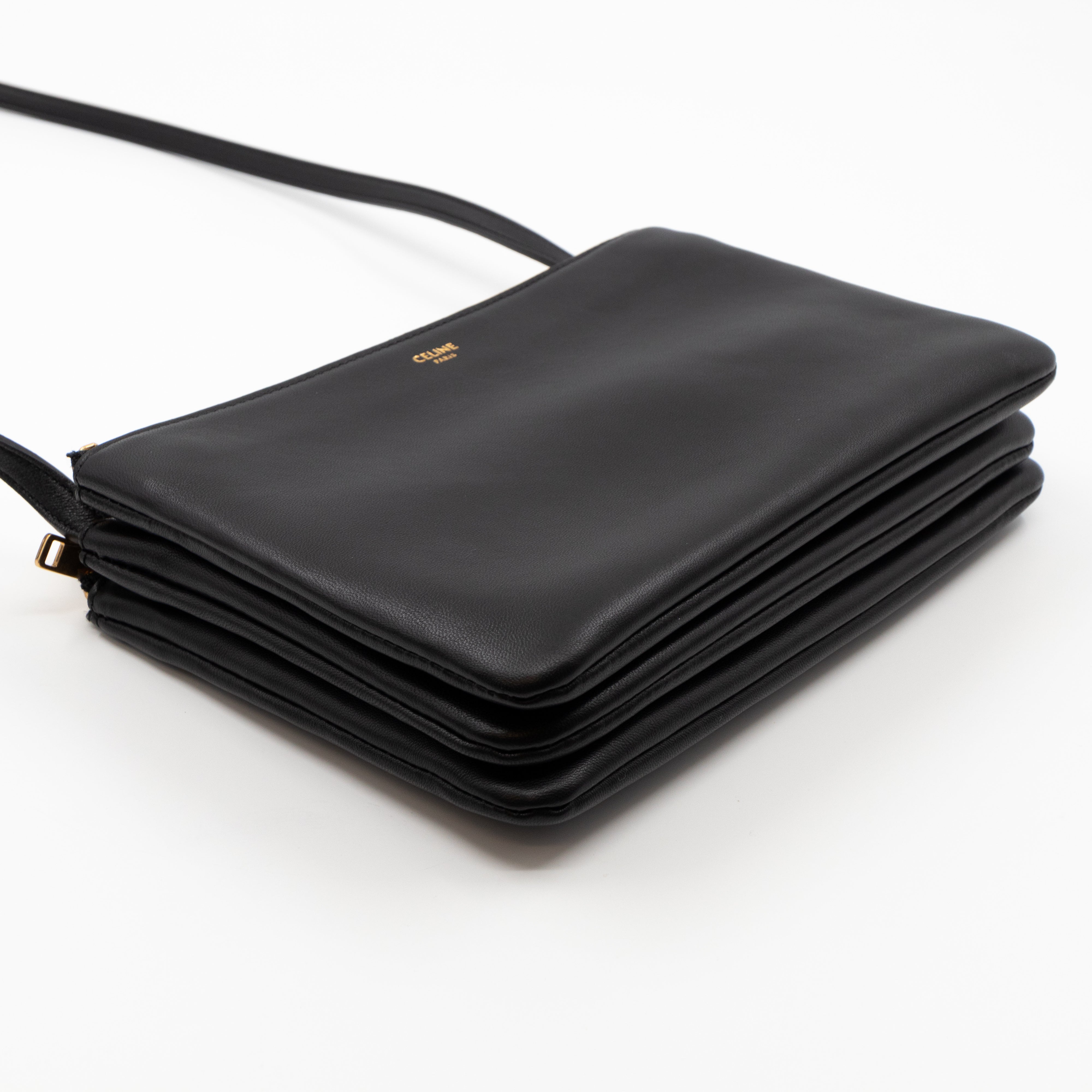 Trio Bag Black Leather